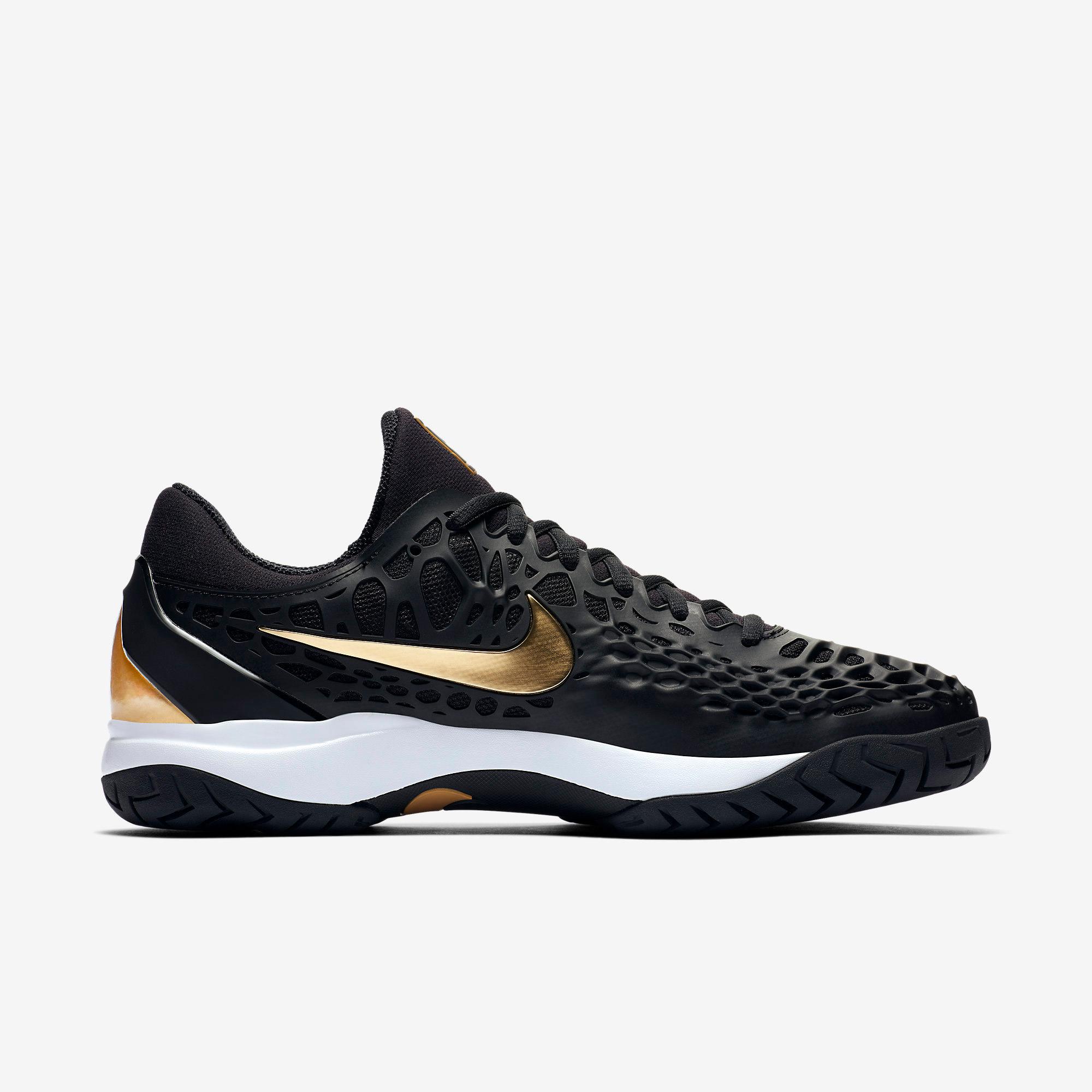 nike tennis shoes gold