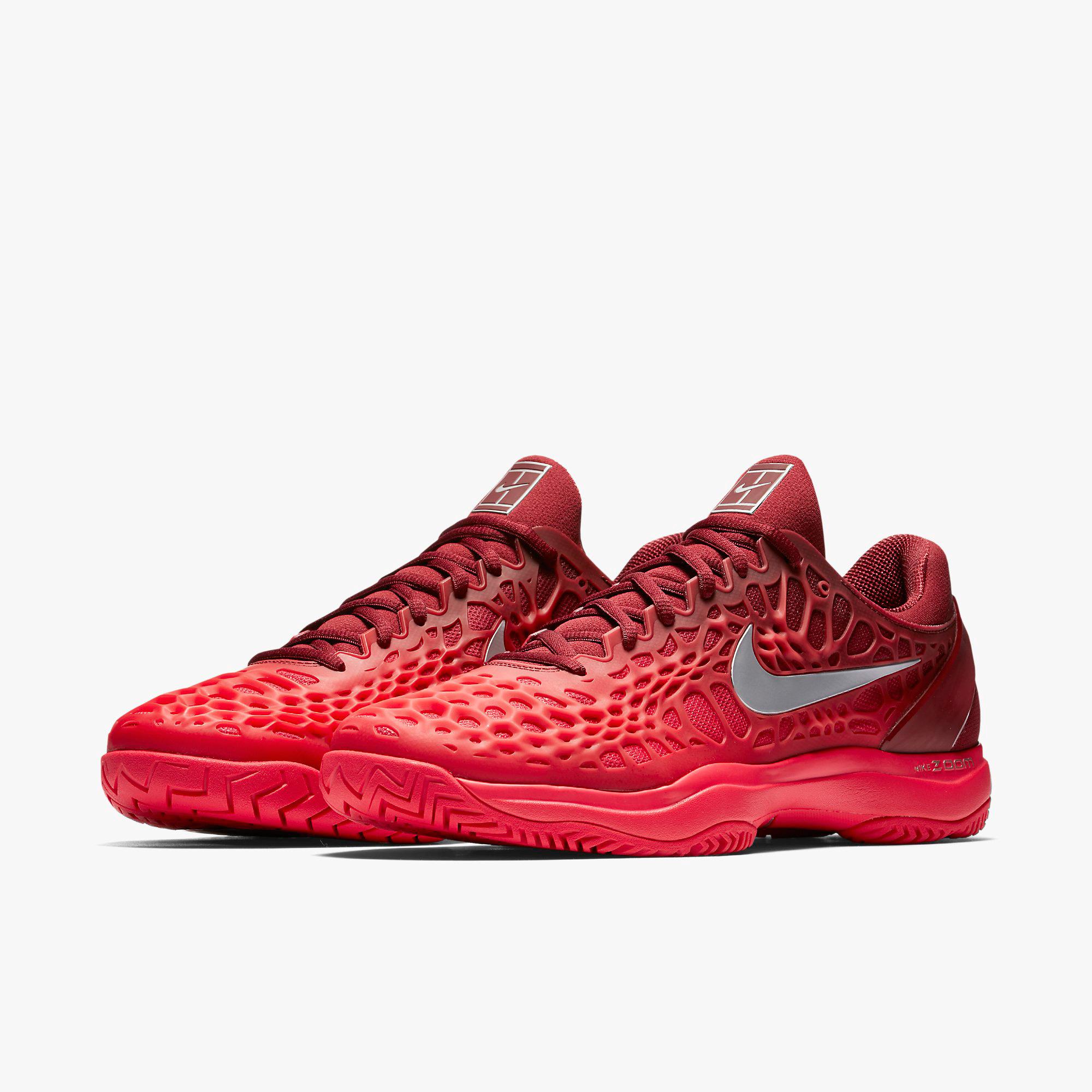 red nike tennis shoes mens