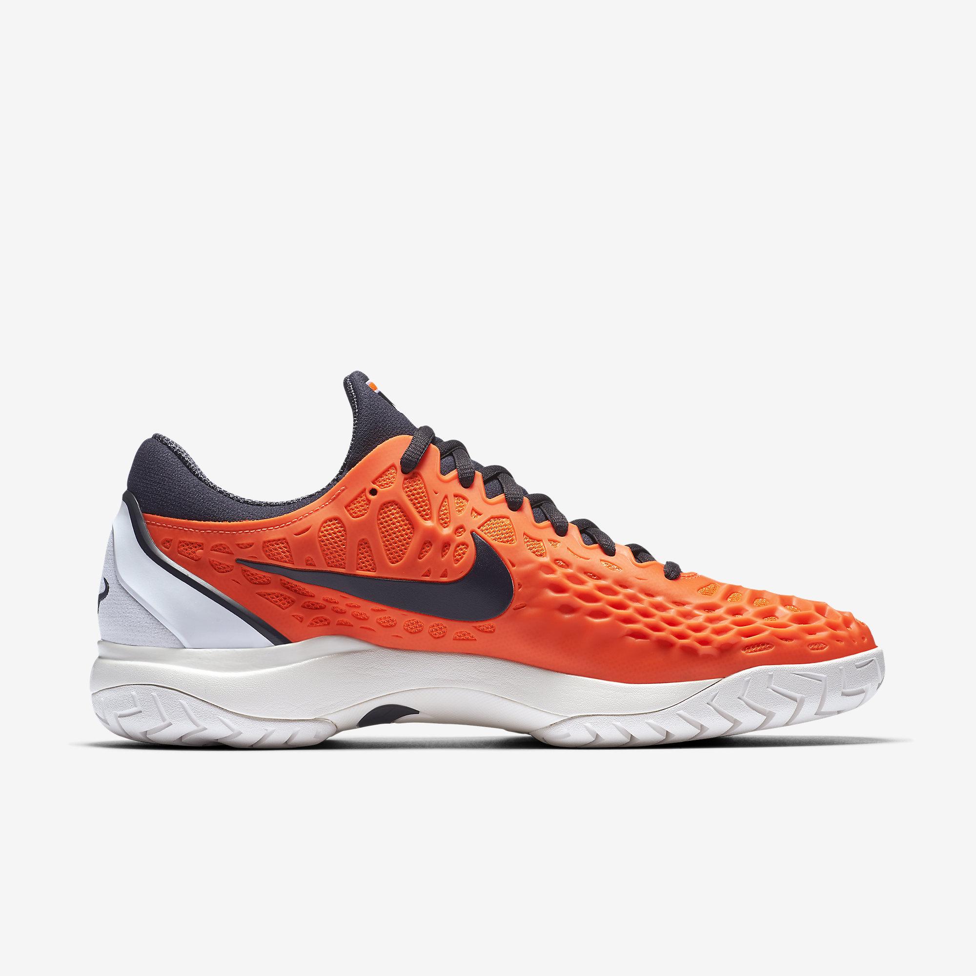 Nike Mens Zoom Cage 3 Rafa Tennis Shoes - Hyper Crimson/White ...