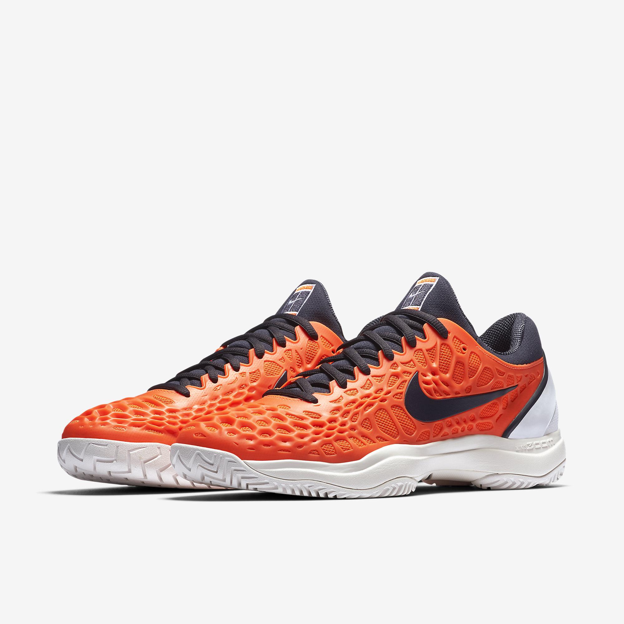 Nike Mens Zoom Cage 3 Rafa Tennis Shoes - Hyper Crimson/White ...