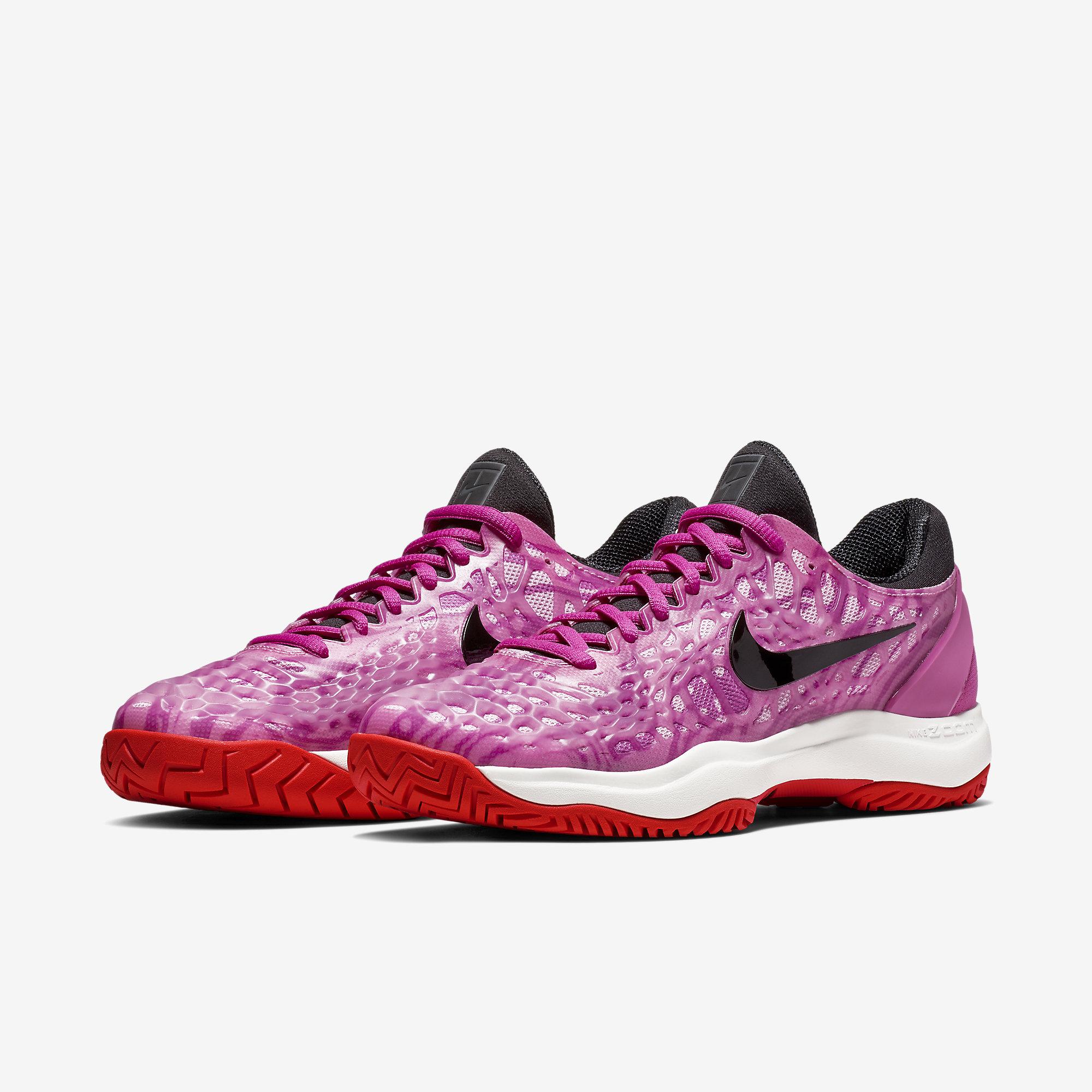 Nike Womens Zoom Cage 3 Tennis Shoes - Active Fuchsia/Psychic Pink ...