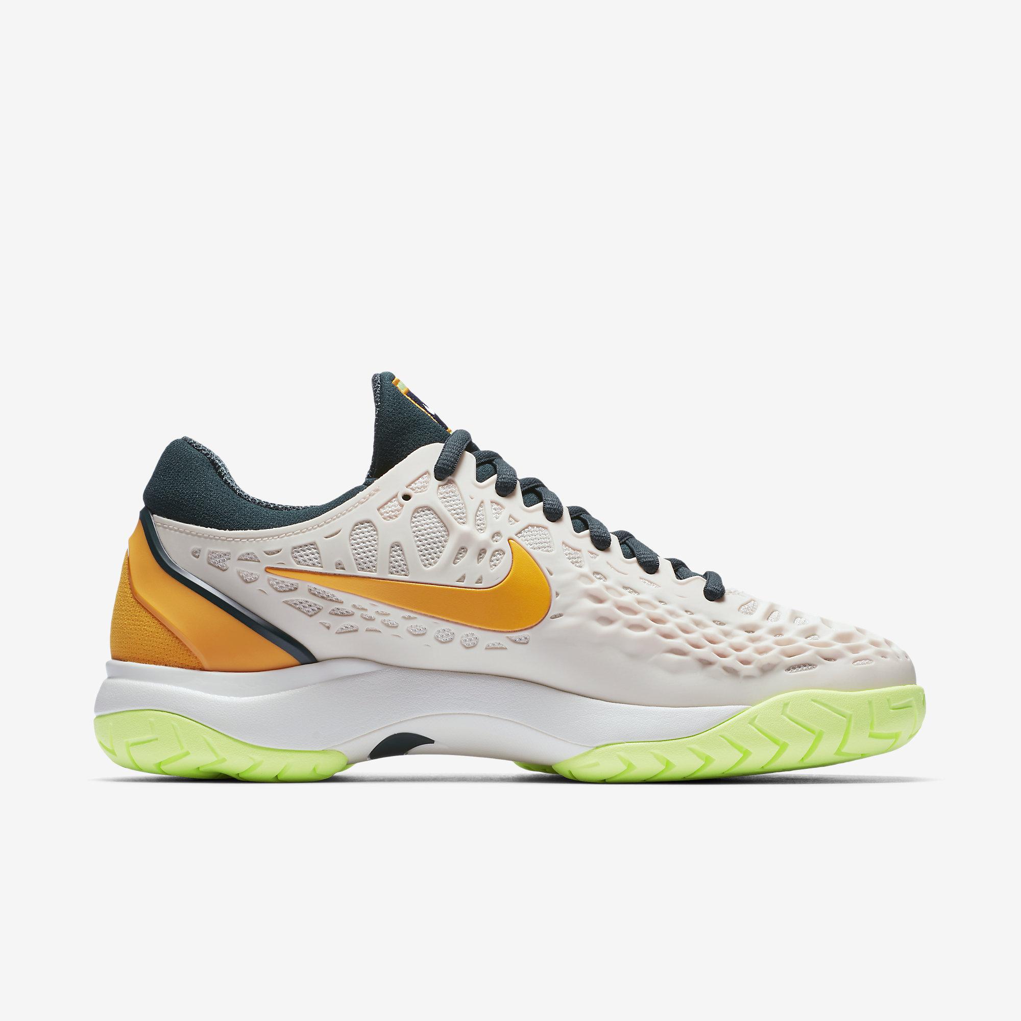 Nike Womens Zoom Cage 3 Tennis Shoes - Guava Ice/Midnight Spruce ...