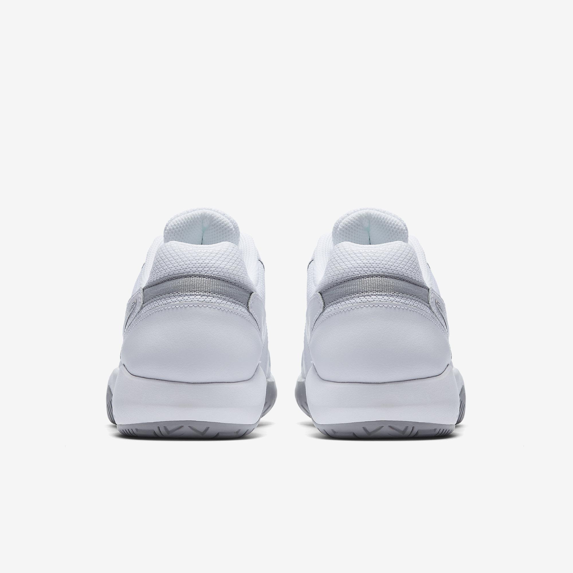 Nike Womens Air Zoom Resistance Tennis Shoes - White/Metallic Silver ...