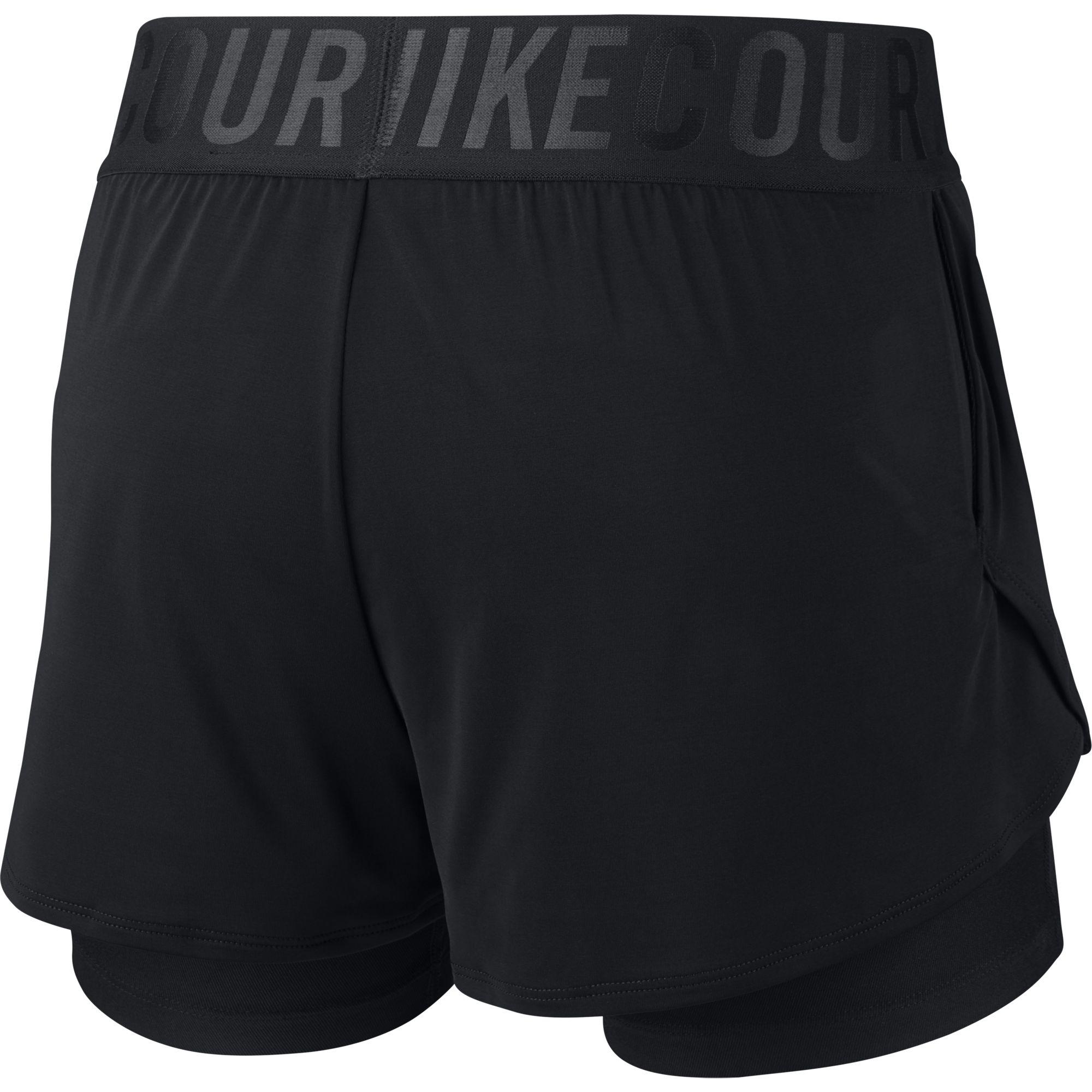 Nike Womens DriFIT Ace Tennis Shorts Black