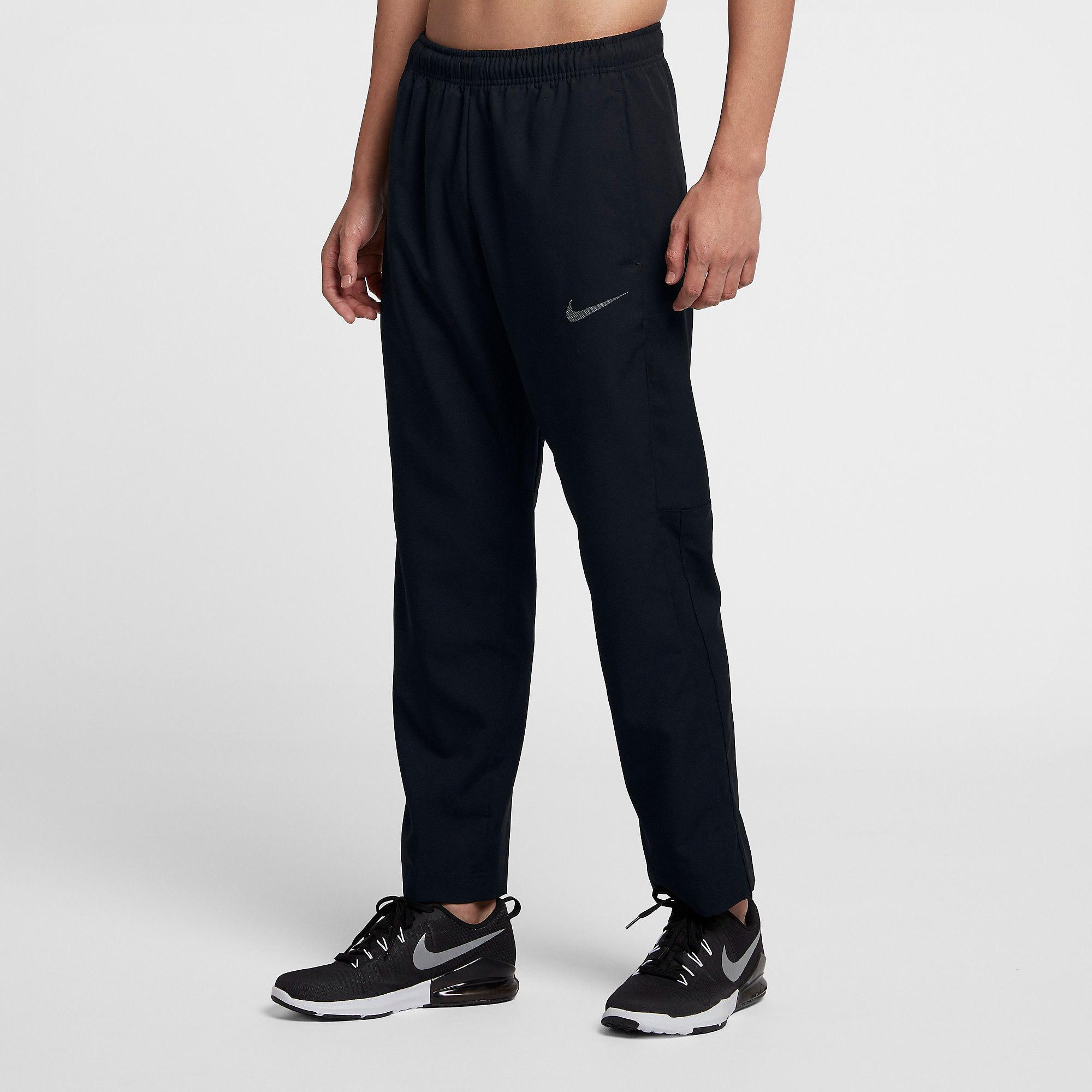 Nike Mens Dri-FIT Woven Training Trousers - Black - Tennisnuts.com