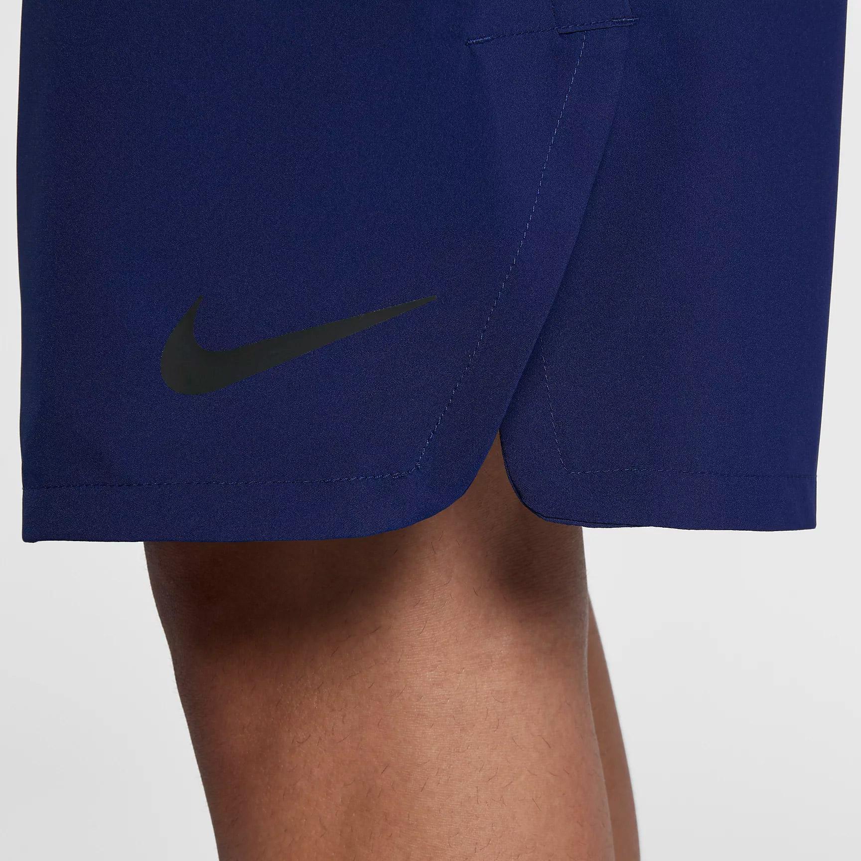 Nike Mens Woven Training Shorts - Blue Void/Black - Tennisnuts.com