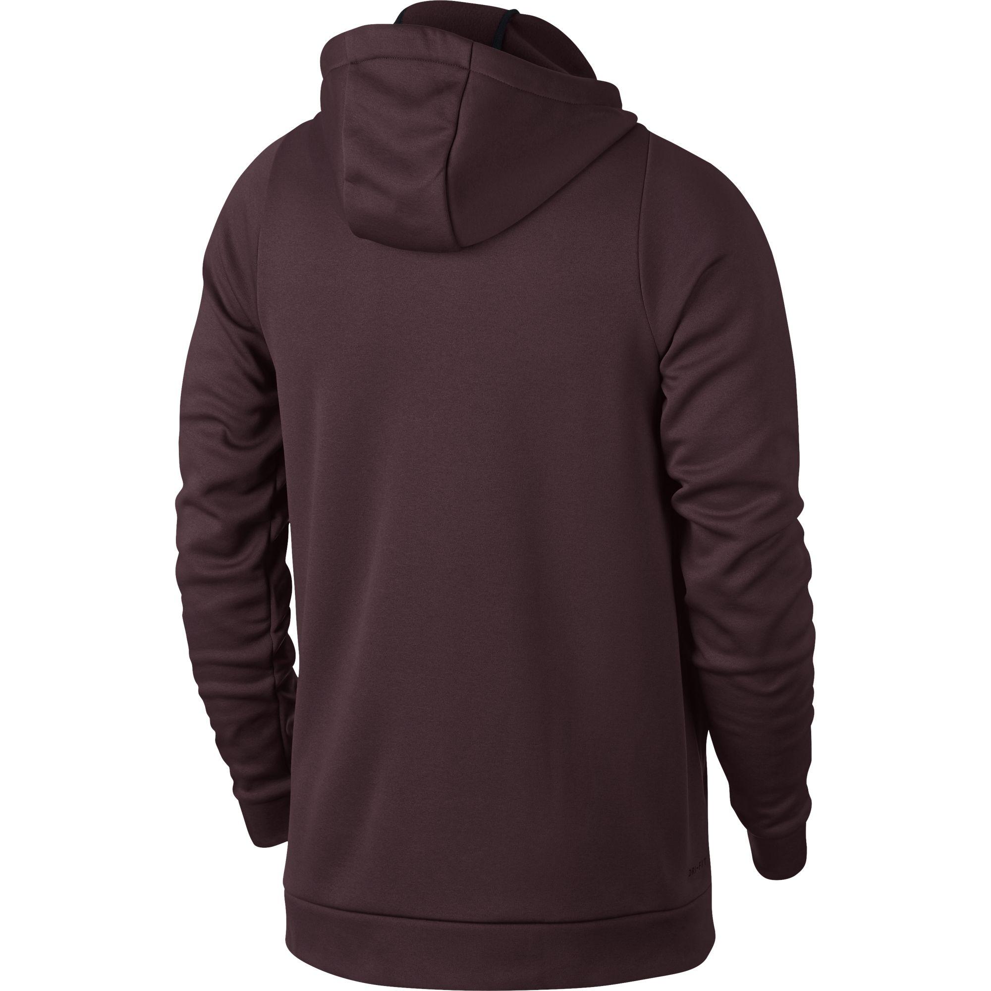 mens nike hoodie burgundy