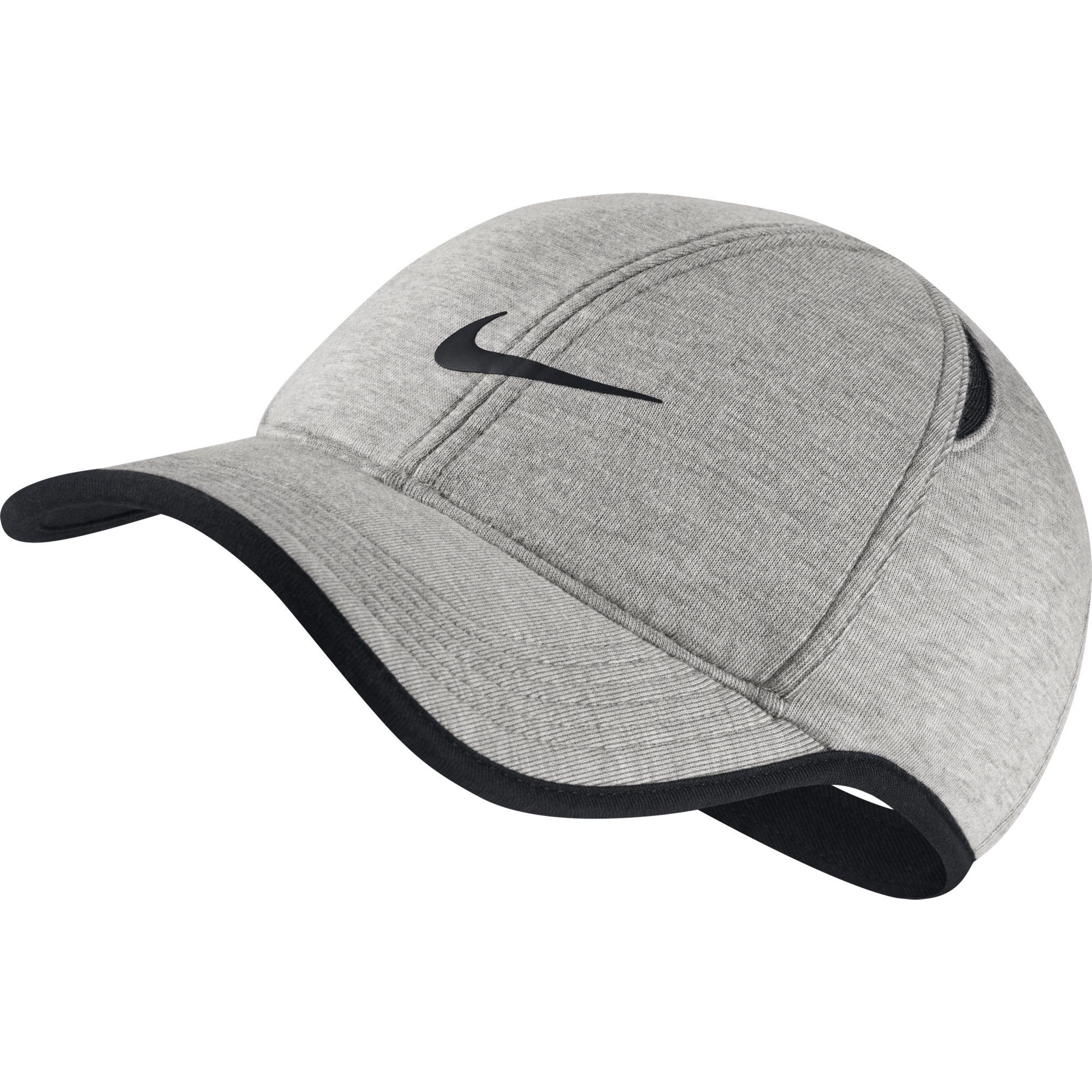 Nike AeroBill Featherlight Adjustable Cap - Grey Heather - Tennisnuts.com