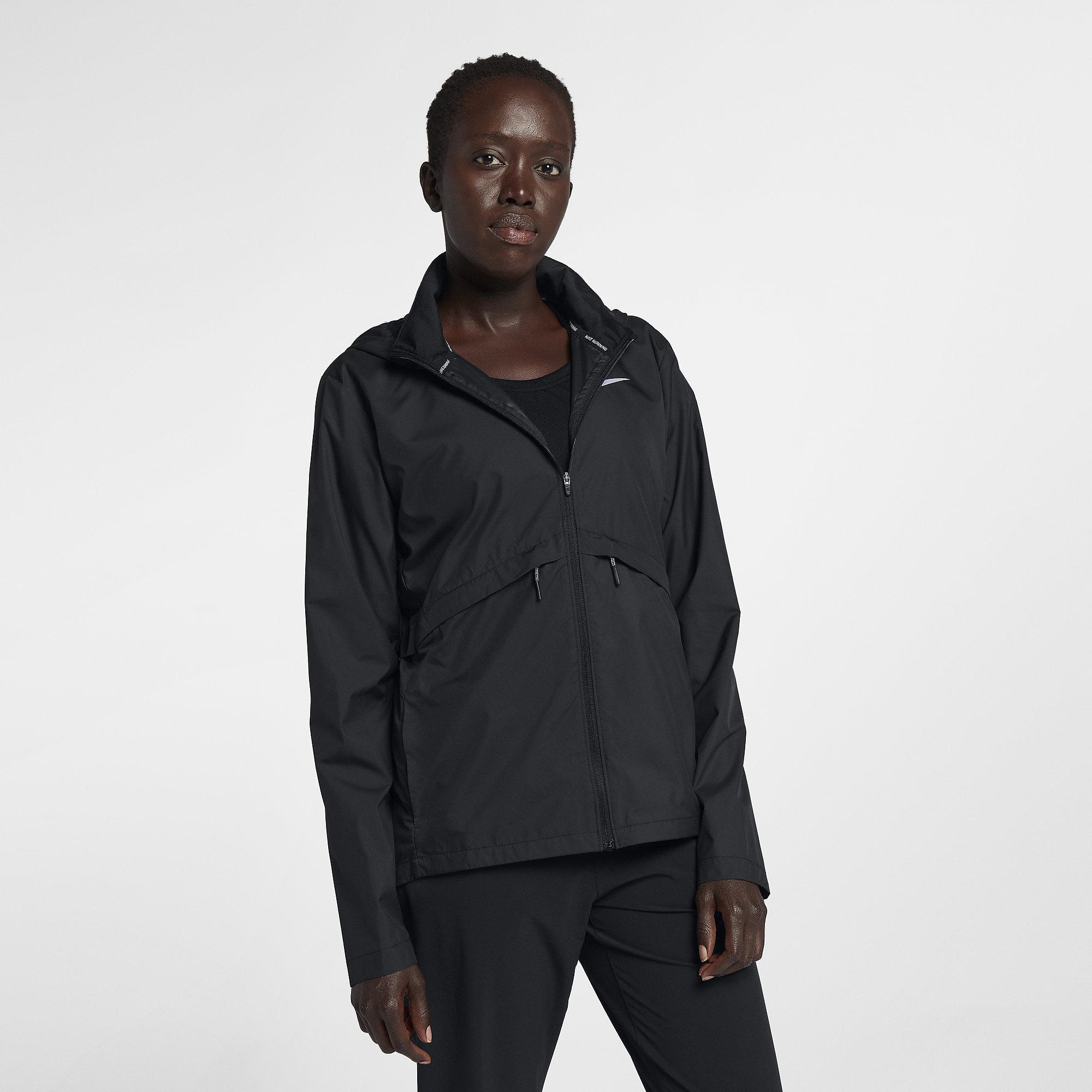 nike essential running jacket