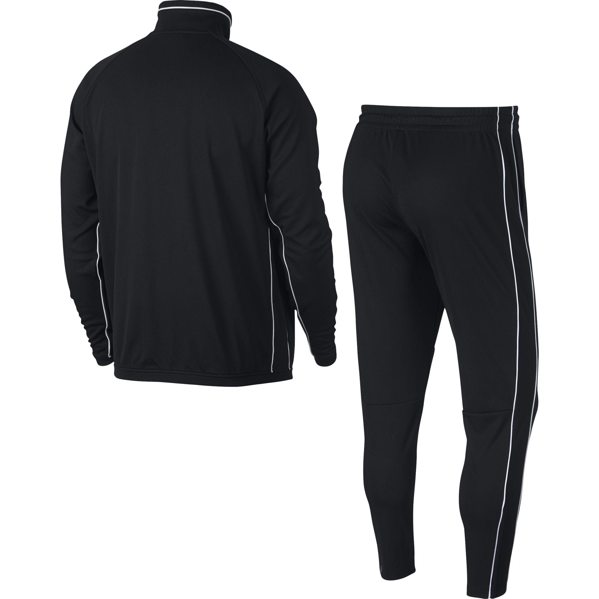 Nike Mens Warm Up Tracksuit - Black/White - Tennisnuts.com