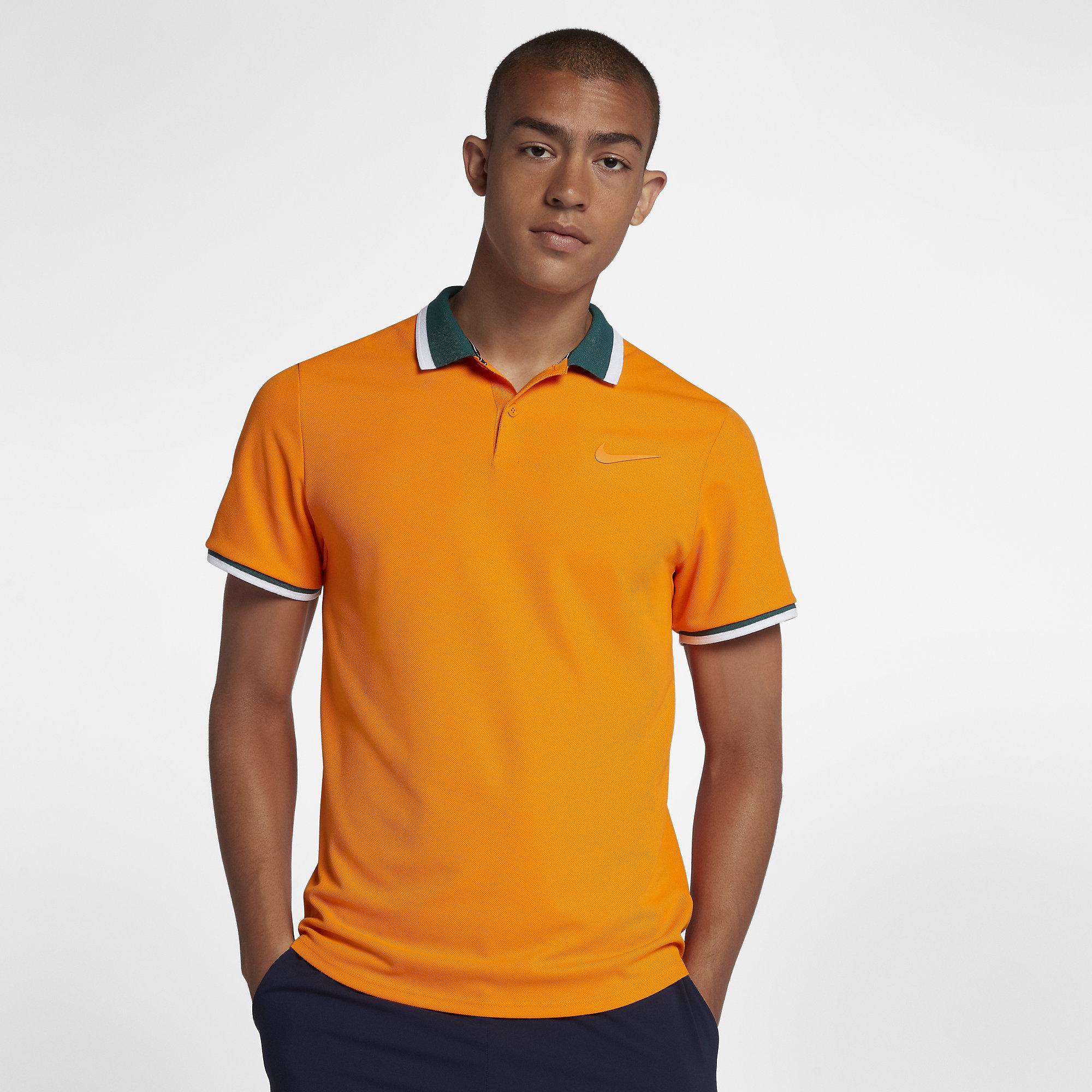 nike polo orange