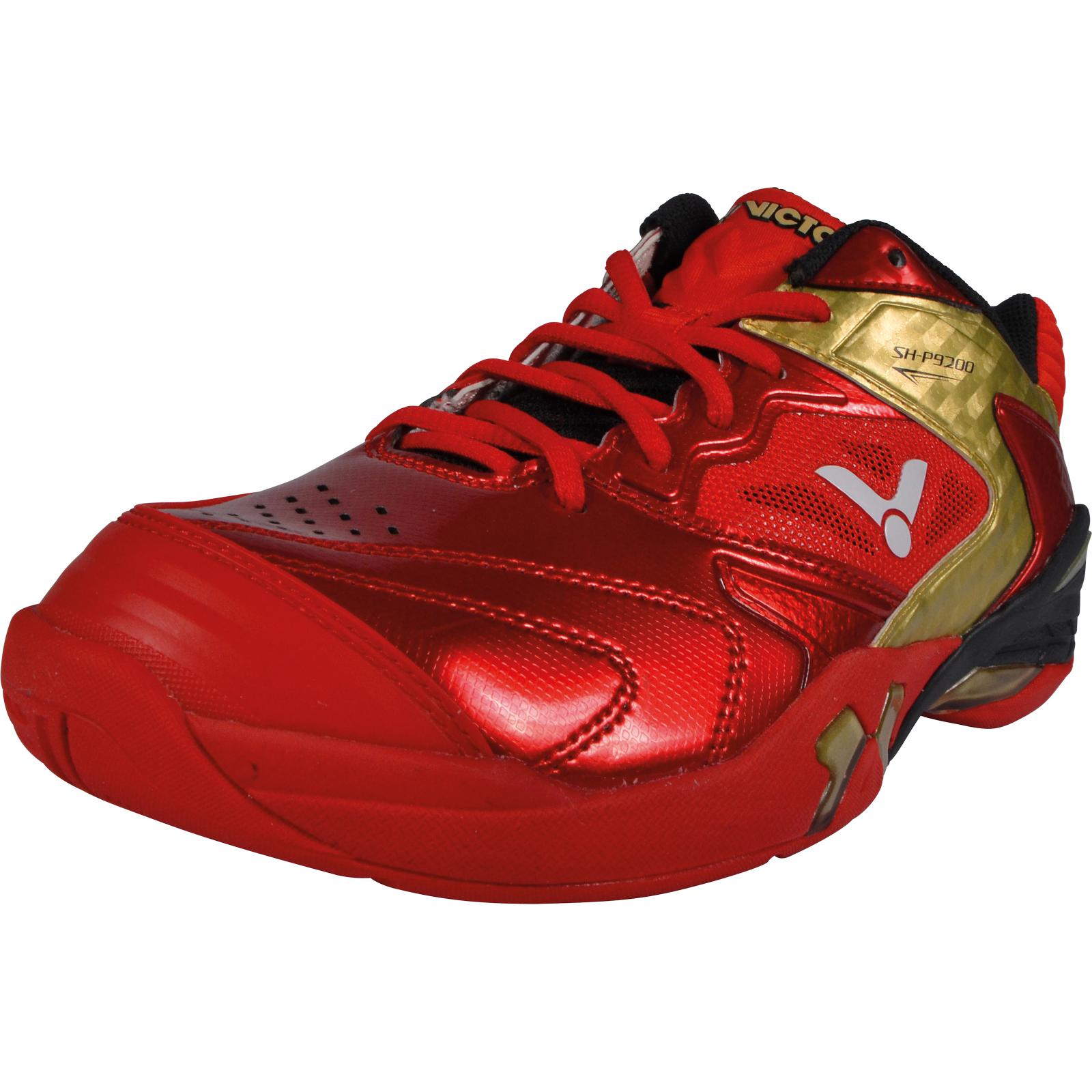 Victor Mens SHP9200 Indoor Court Shoes Red/Gold