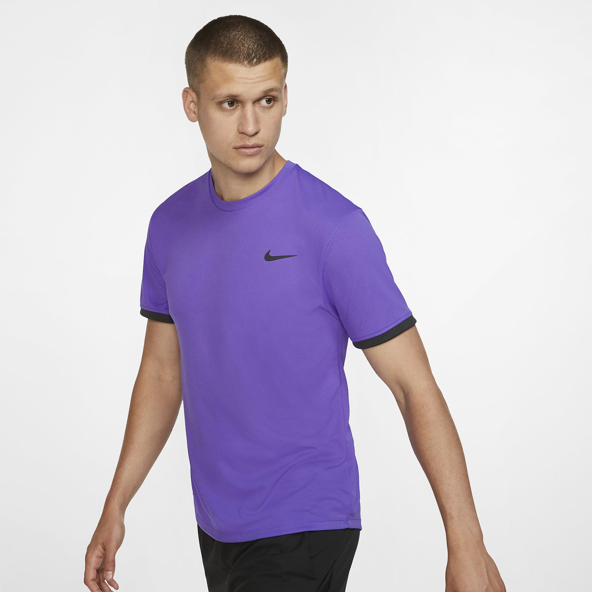 mens purple nike top