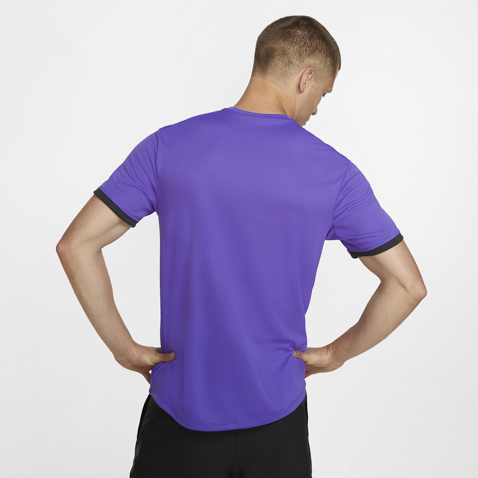 mens purple nike top