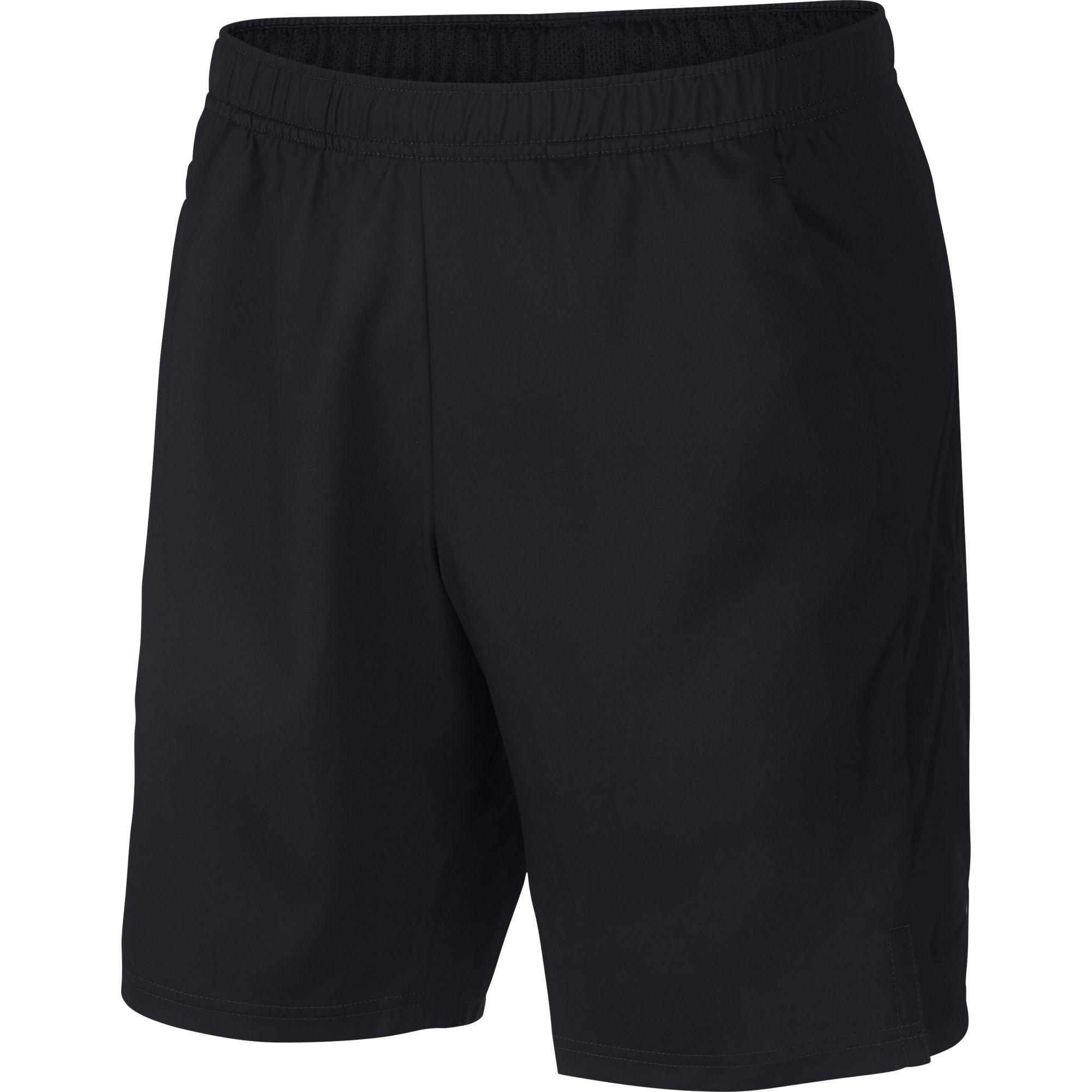 Nike Mens Dry 9 Inch Shorts - Black - Tennisnuts.com