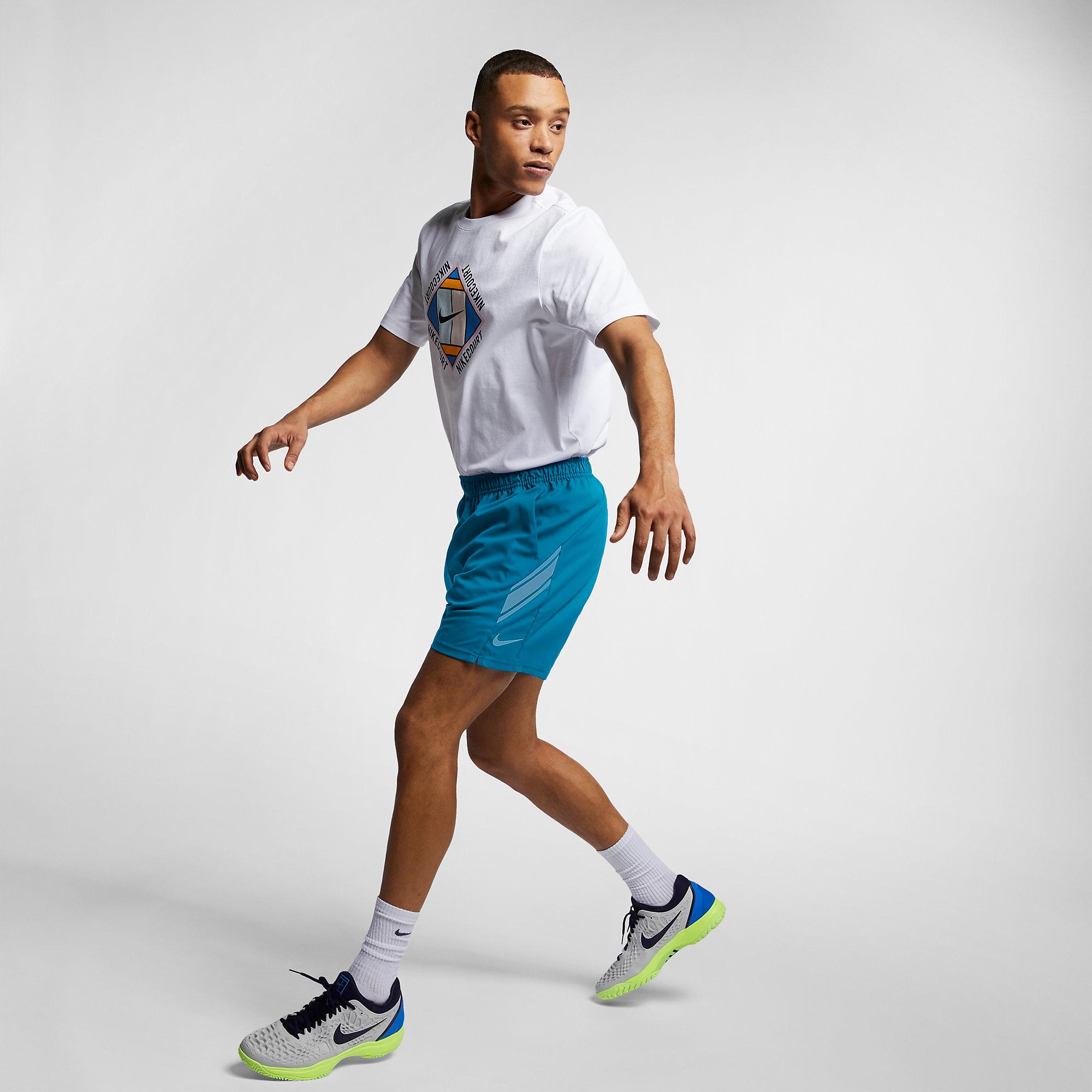 turquoise nike shorts mens