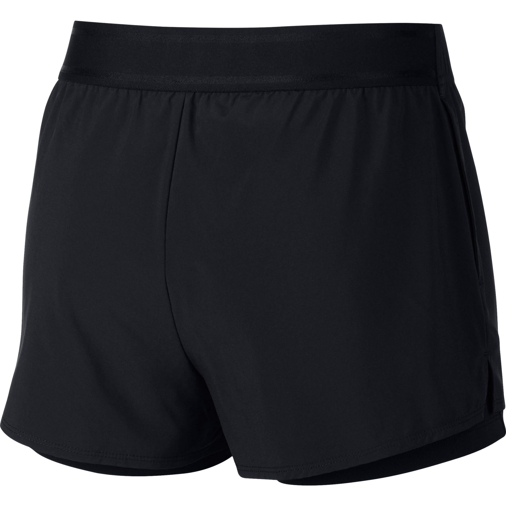 Nike Womens Flex Tennis Shorts - Black - Tennisnuts.com
