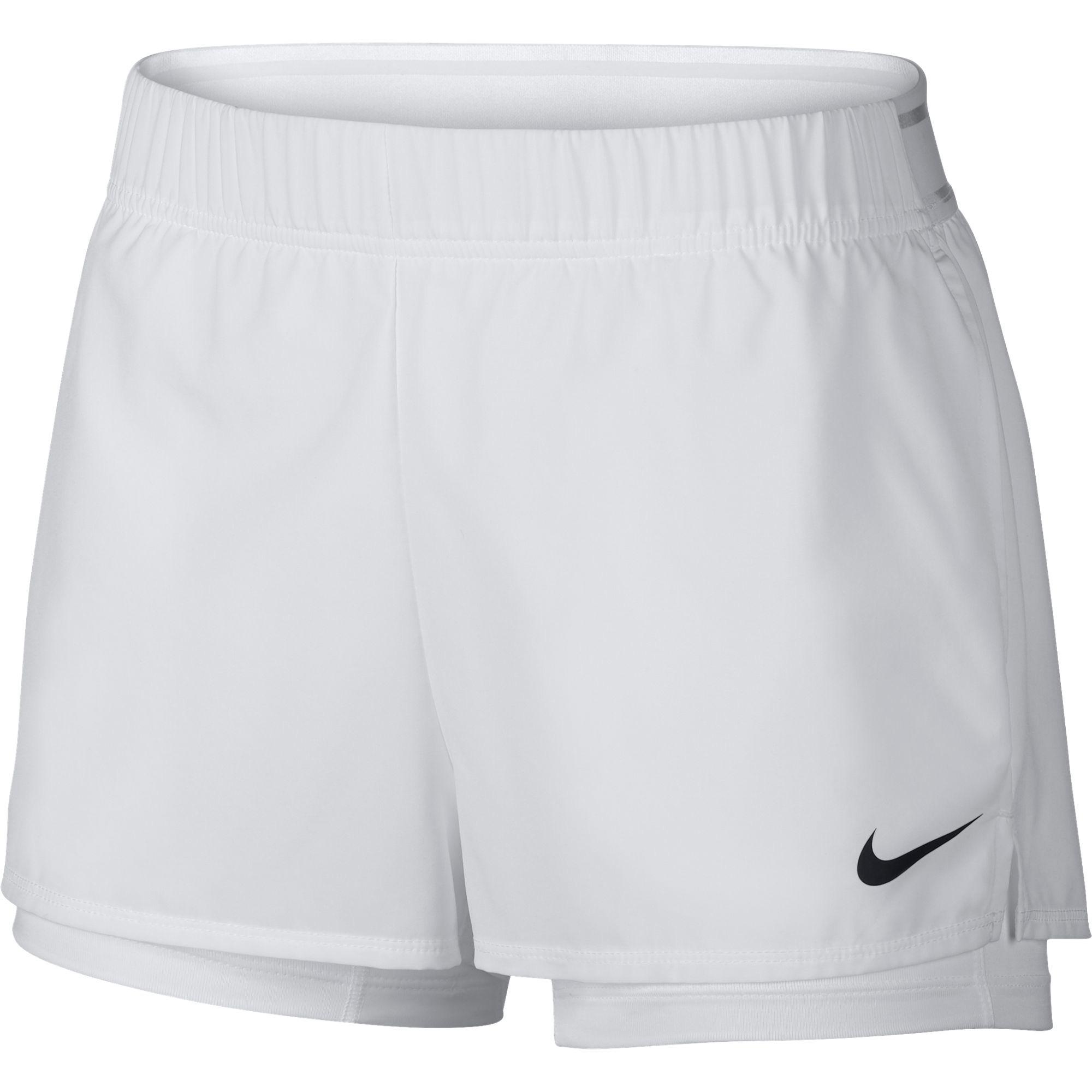 all white nike shorts