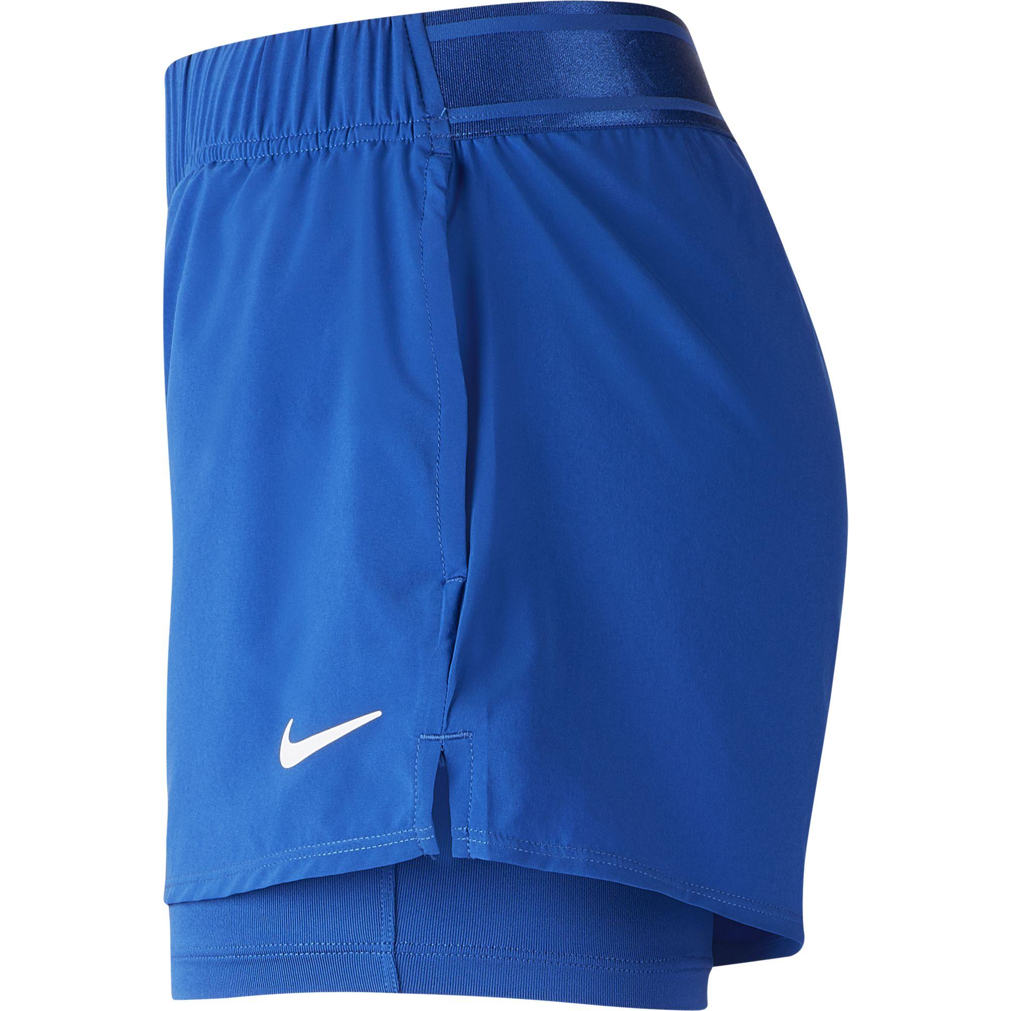 Nike Womens Flex Tennis Shorts - Game Royal - Tennisnuts.com