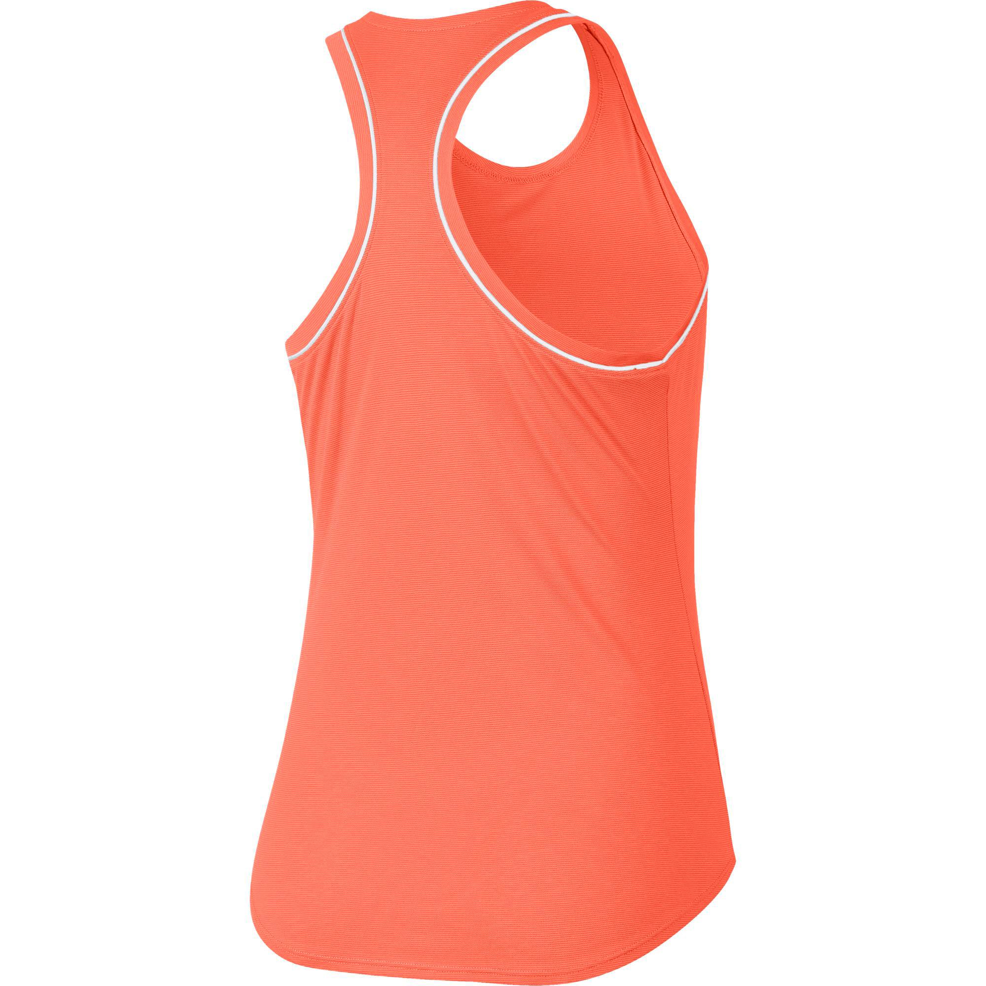Nike Womens DriFIT Tank Top Orange Pulse