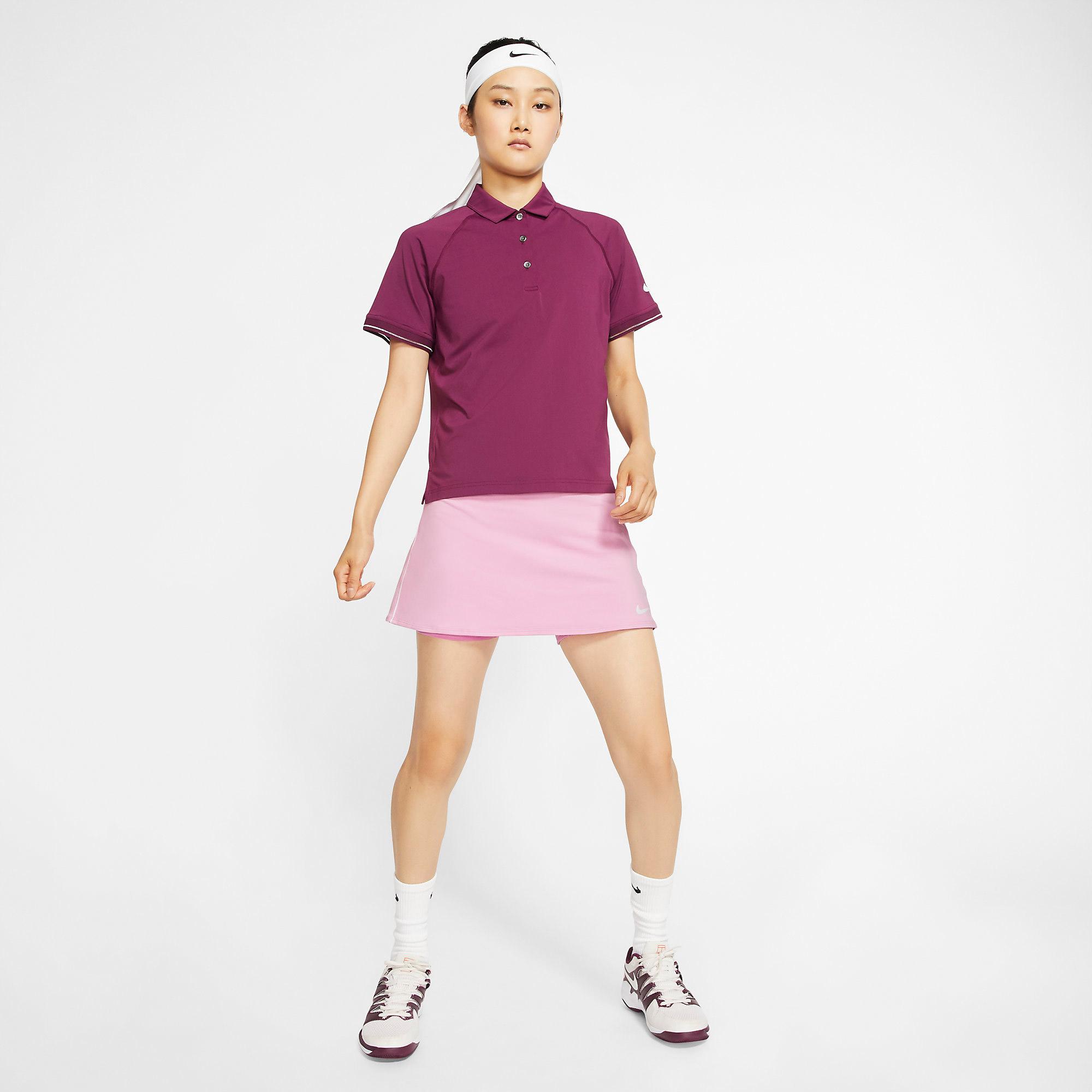 Nike Womens Dry Tennis Skort - Pink Rise - Tennisnuts.com