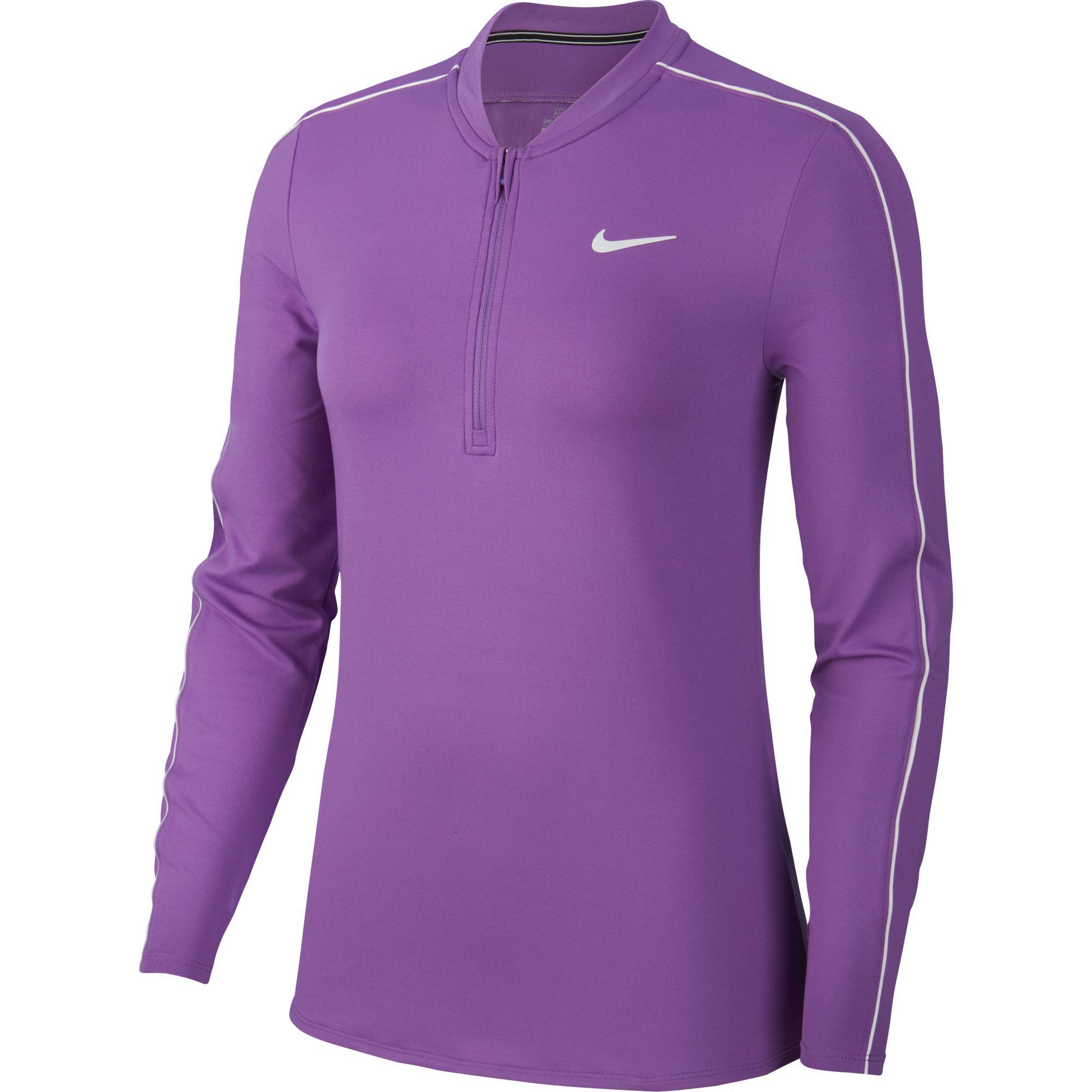 purple nike top