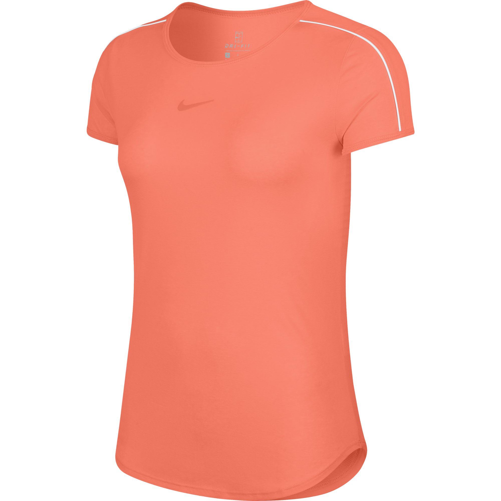 orange nike top womens