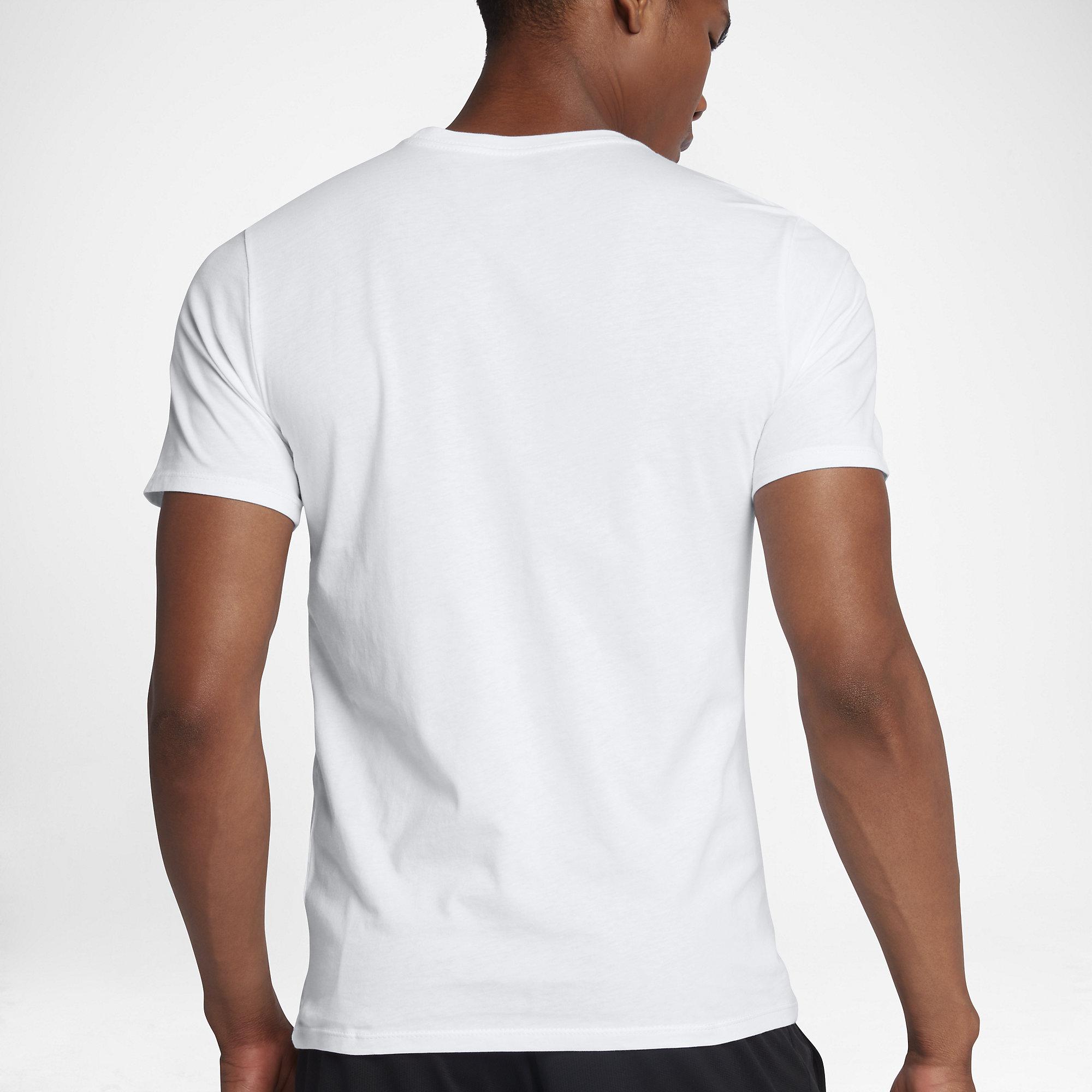 Nike Mens Heritage Pocket T-Shirt - White - Tennisnuts.com