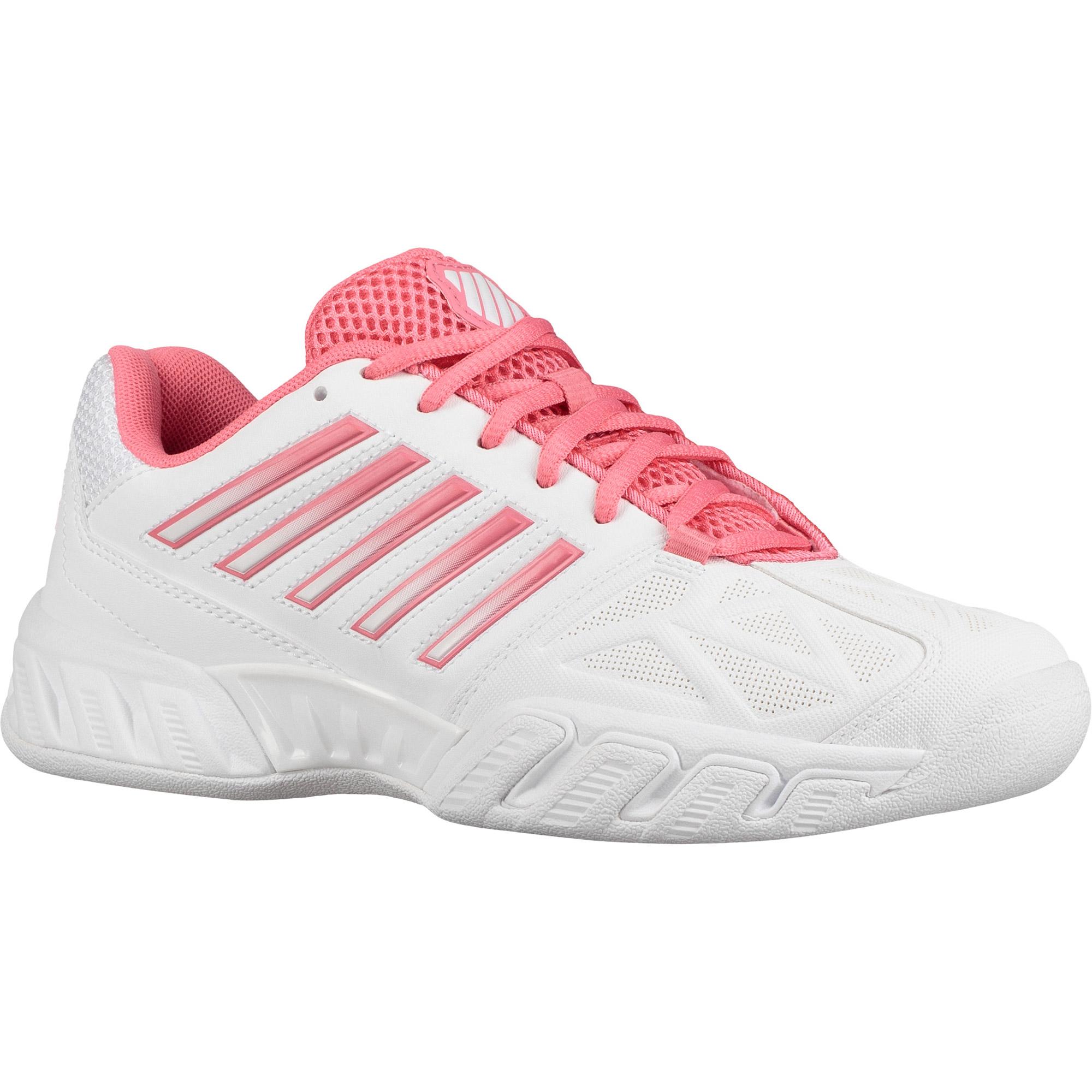 K-Swiss Womens Bigshot Light 3 Carpet Tennis Shoes - White/Pink ...