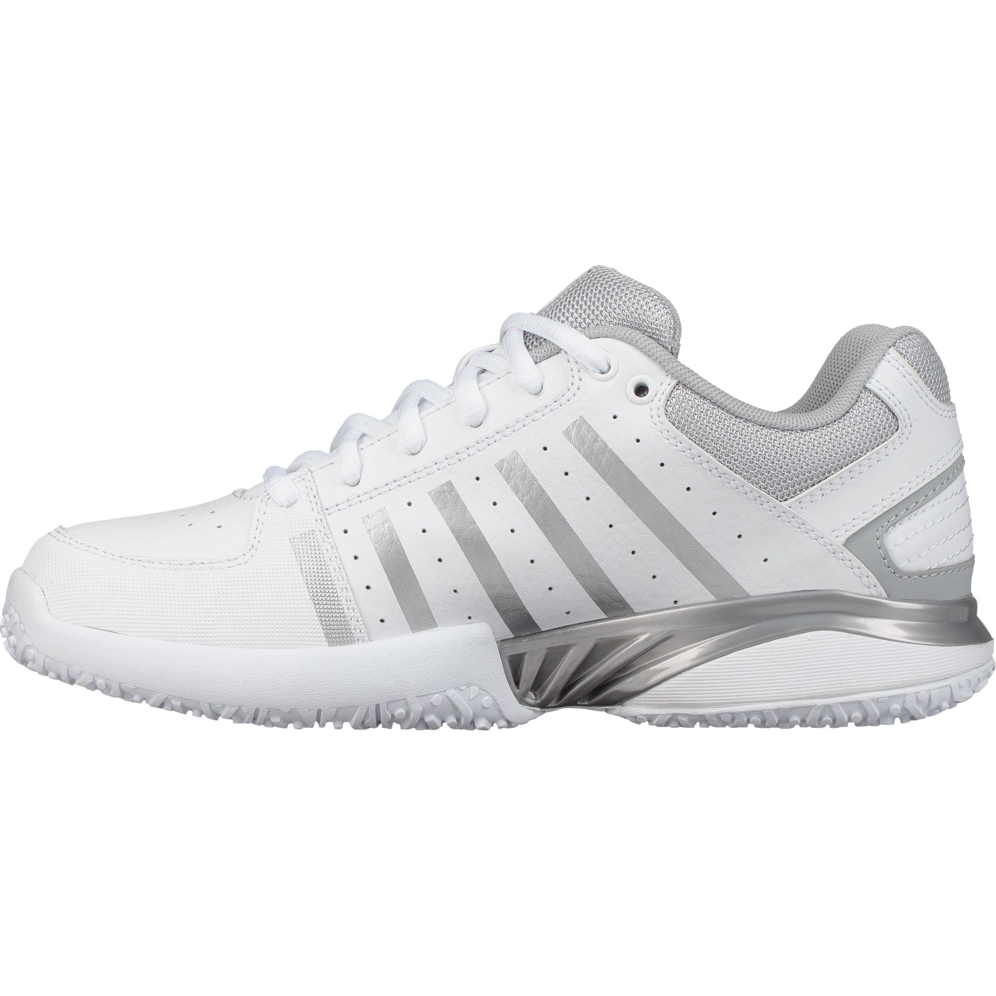 KSwiss Womens Receiver IV Omni Tennis Shoes White/High Rise