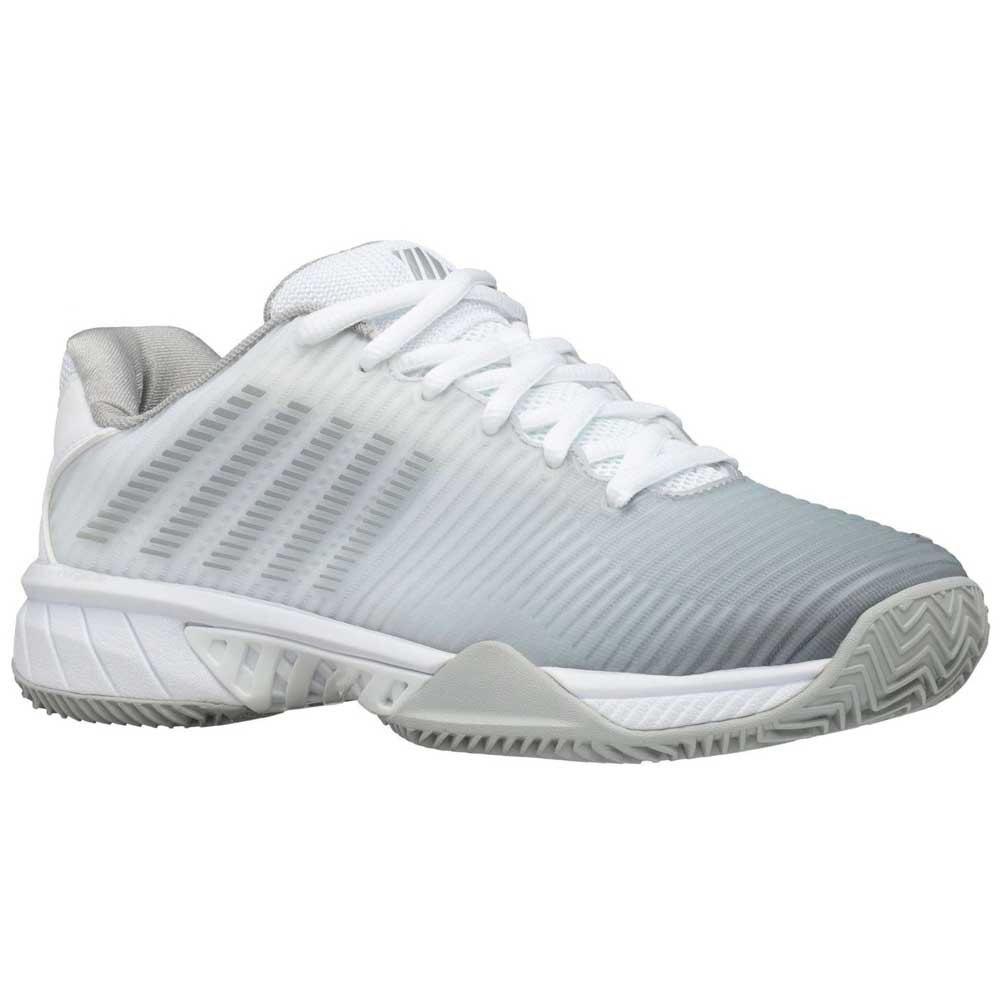 KSwiss Womens Hypercourt Express 2 HB Tennis Shoes White/Highrise