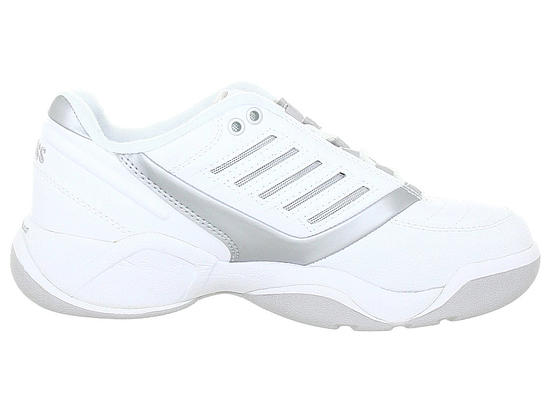 KSwiss Womens Surpass Carpet Tennis Shoes White/Silver