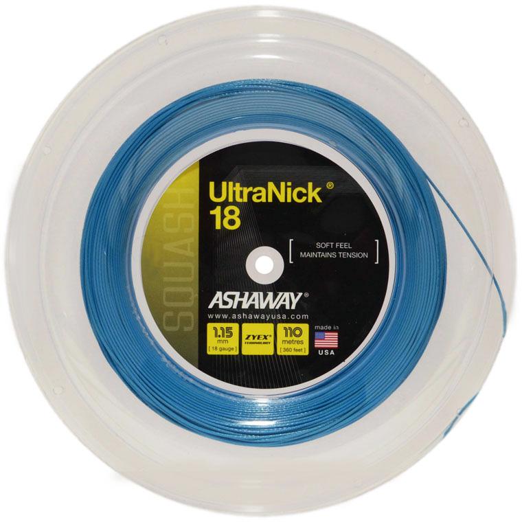 Ashaway Power Nick 1.15mm 18 Squash Strings 110M Reel