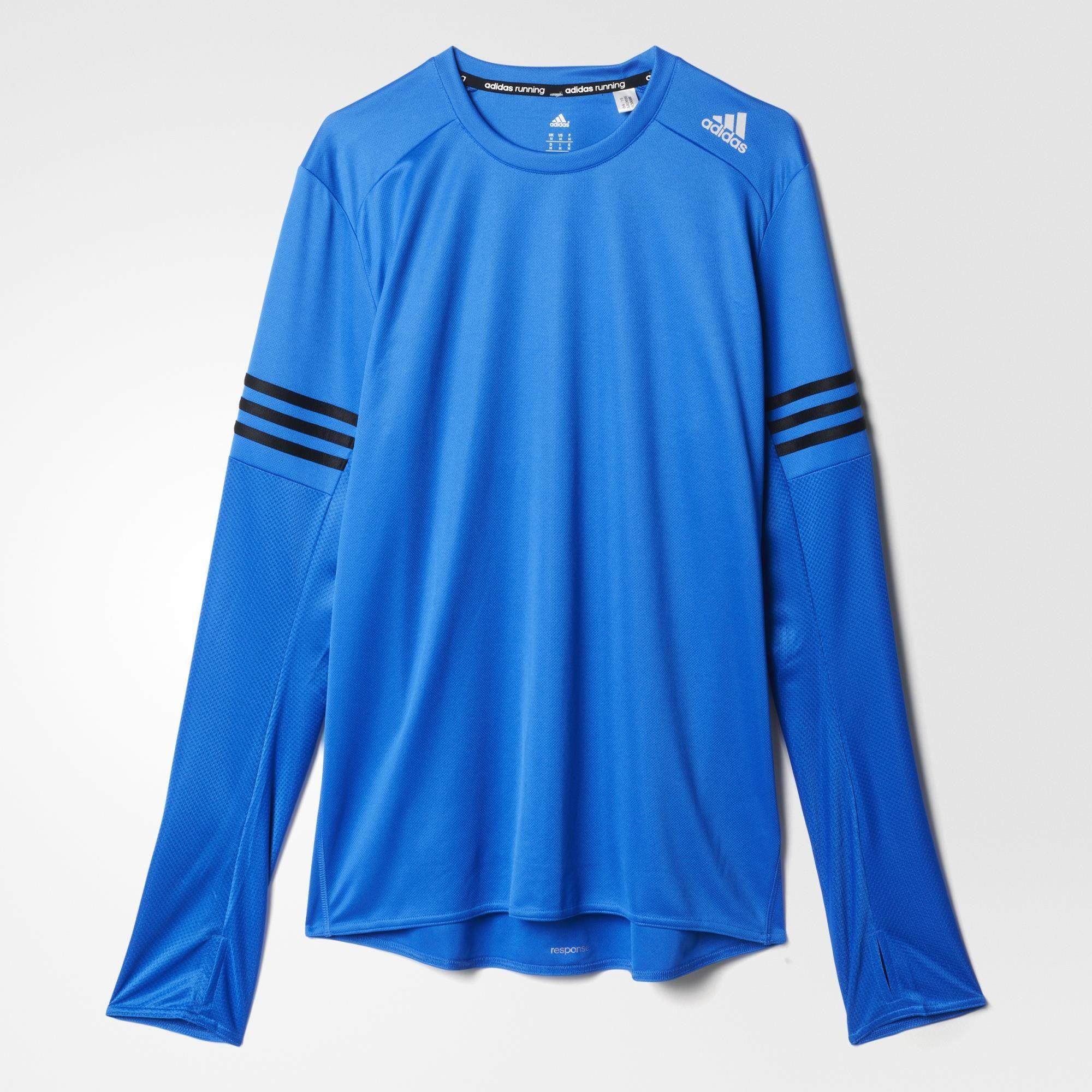 Adidas response long sleeve running top shop