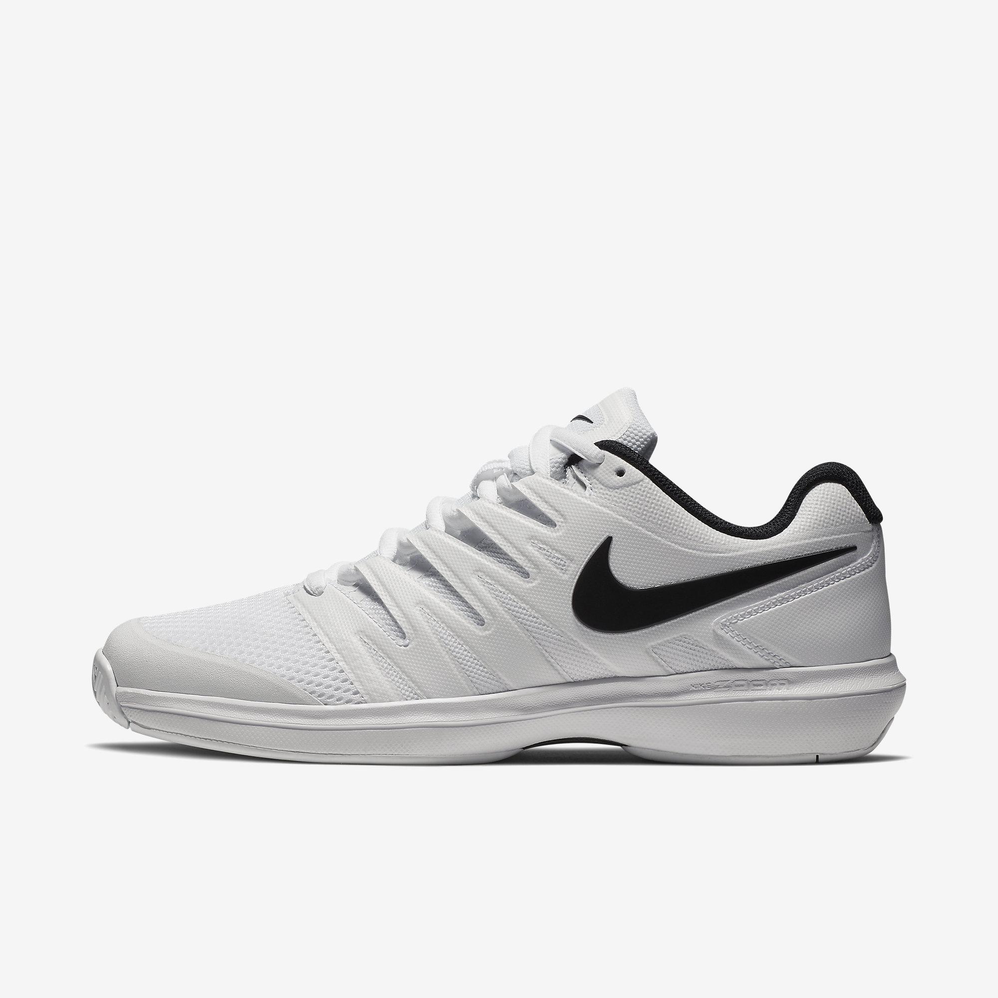 Nike Mens Air Zoom Prestige Tennis Shoes White Black 10 White