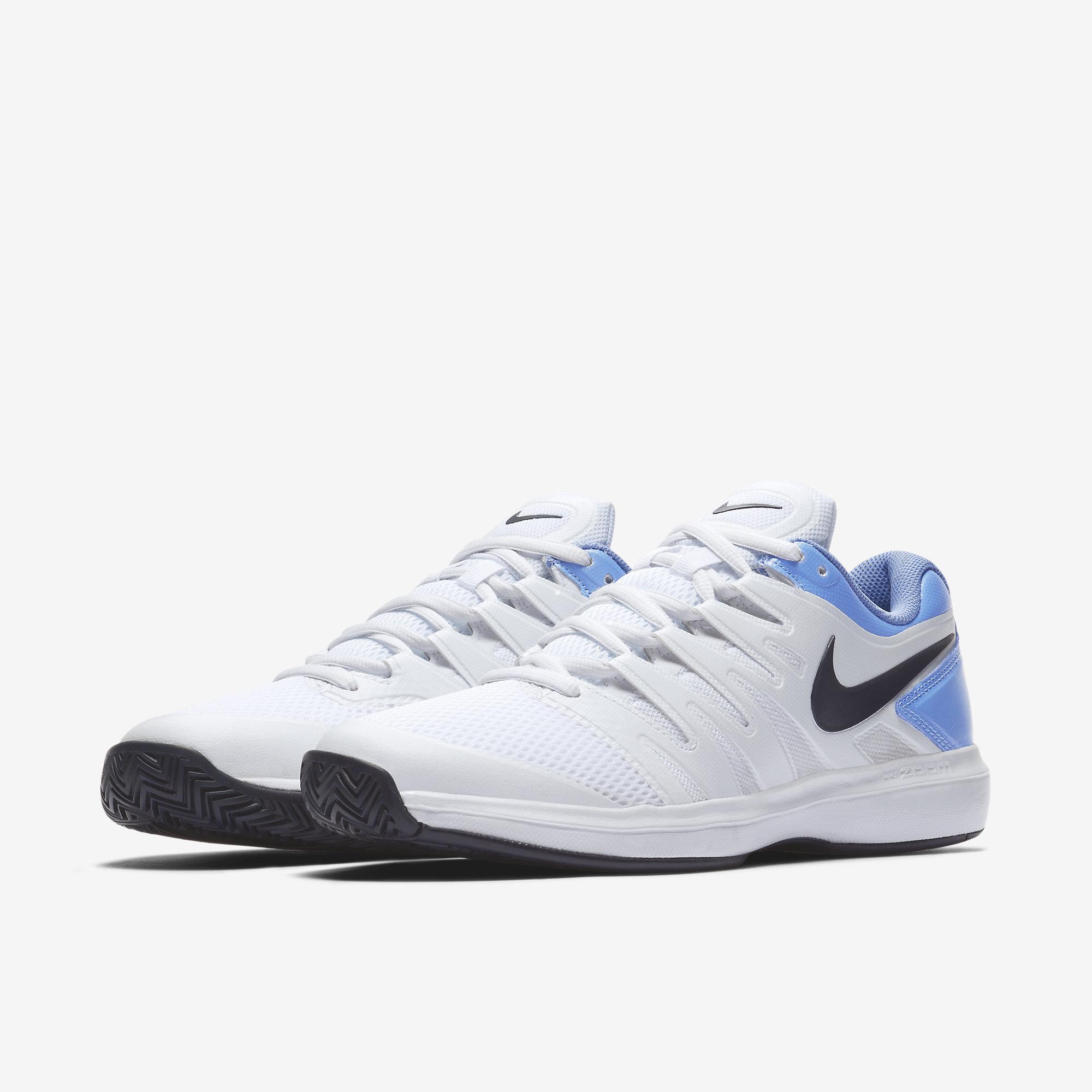 Nike Mens Air Zoom Prestige Tennis Shoes - White/Royal Pulse ...