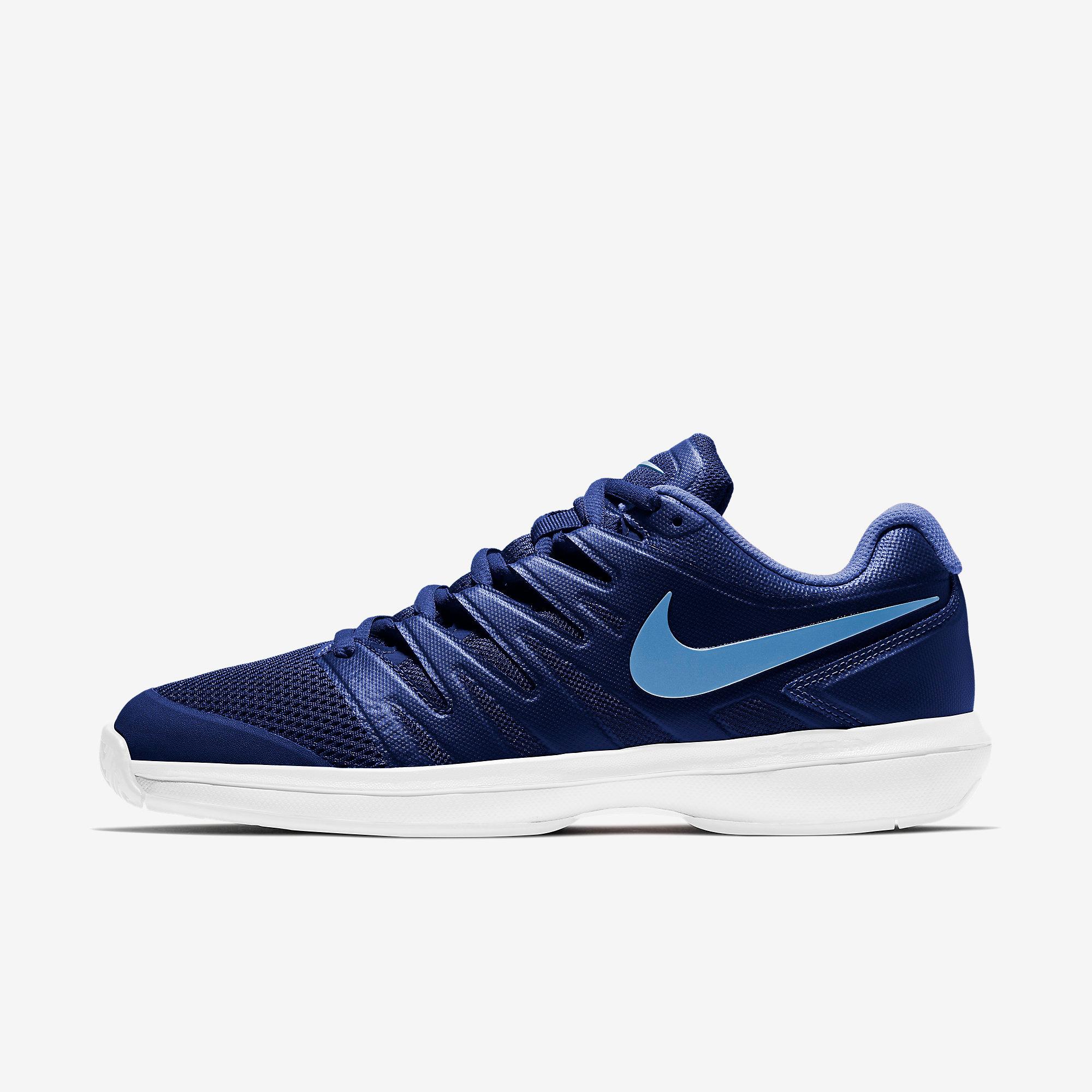 royal blue and white tennis shoes