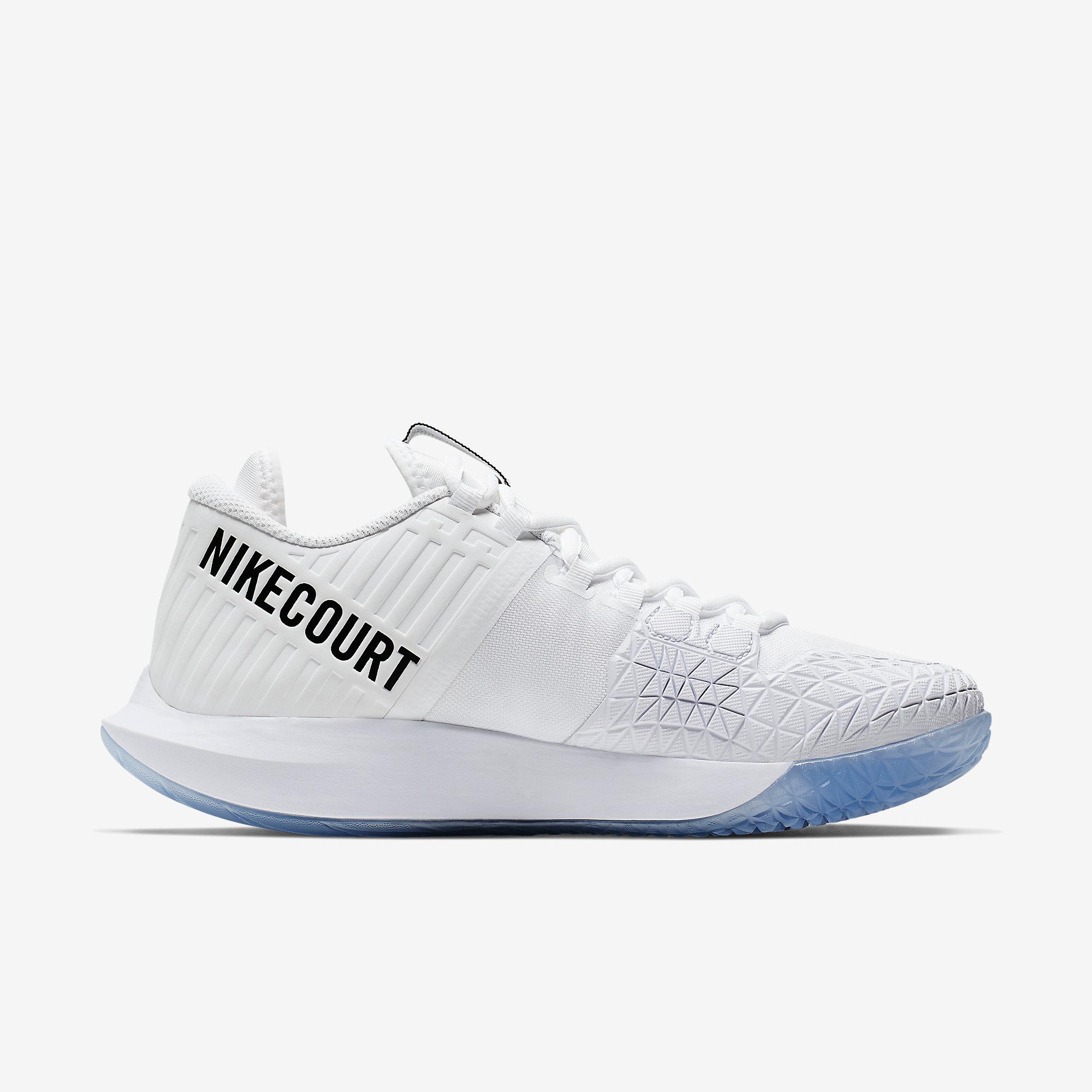 nike women's air zoom zero tennis shoes white and black