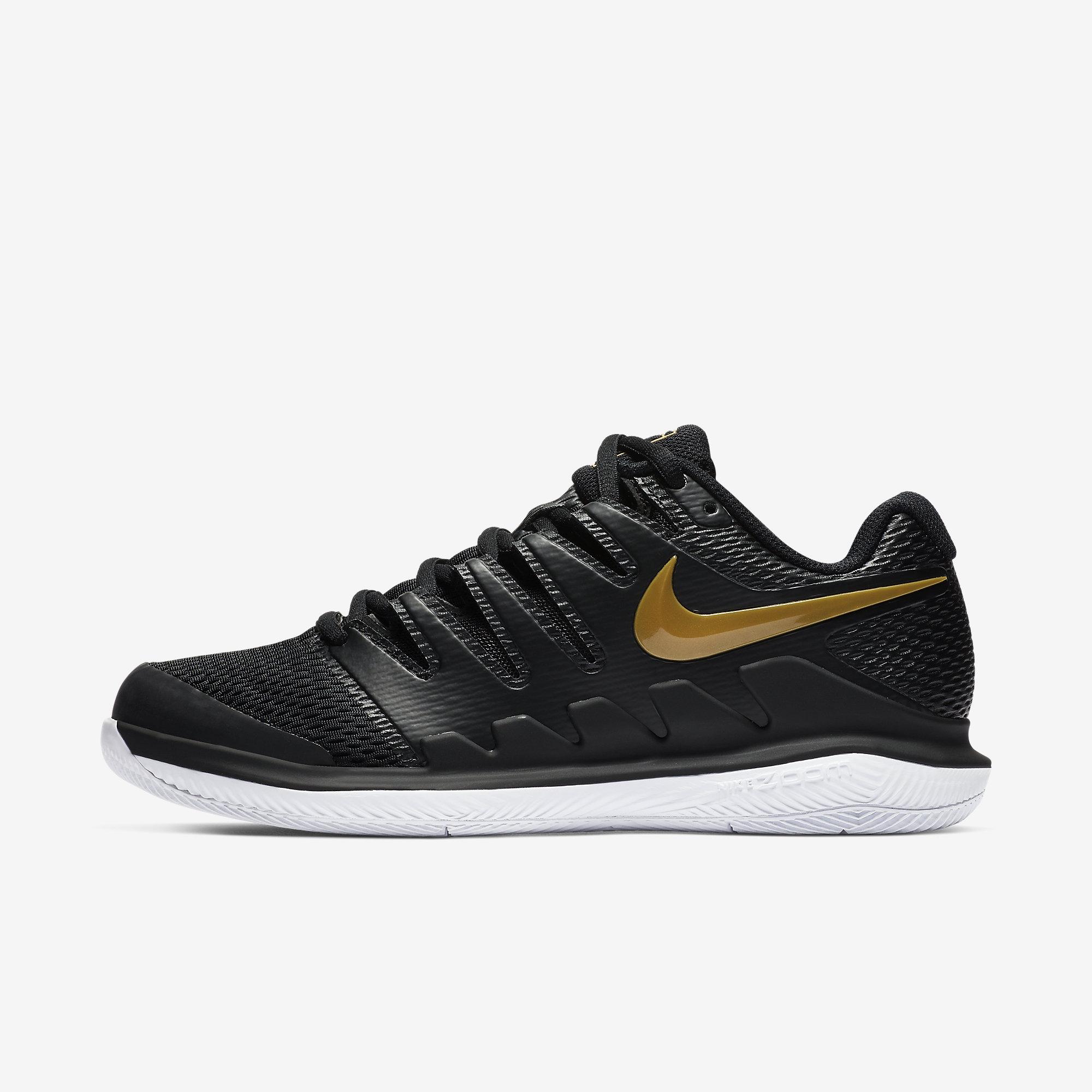 nike womens shoes black gold