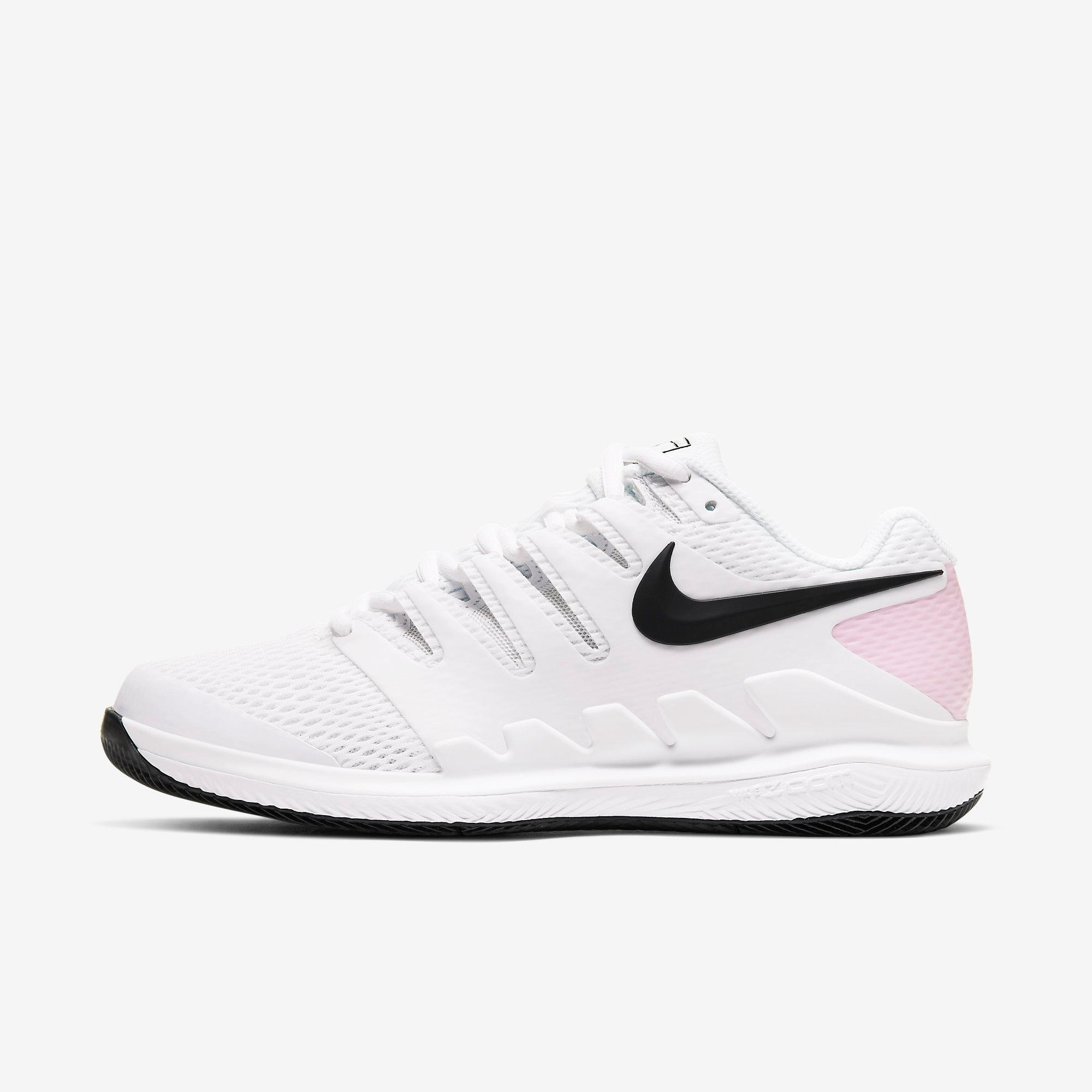 Nike Womens Air Zoom Vapor X Tennis Shoes - White/Foam Pink ...