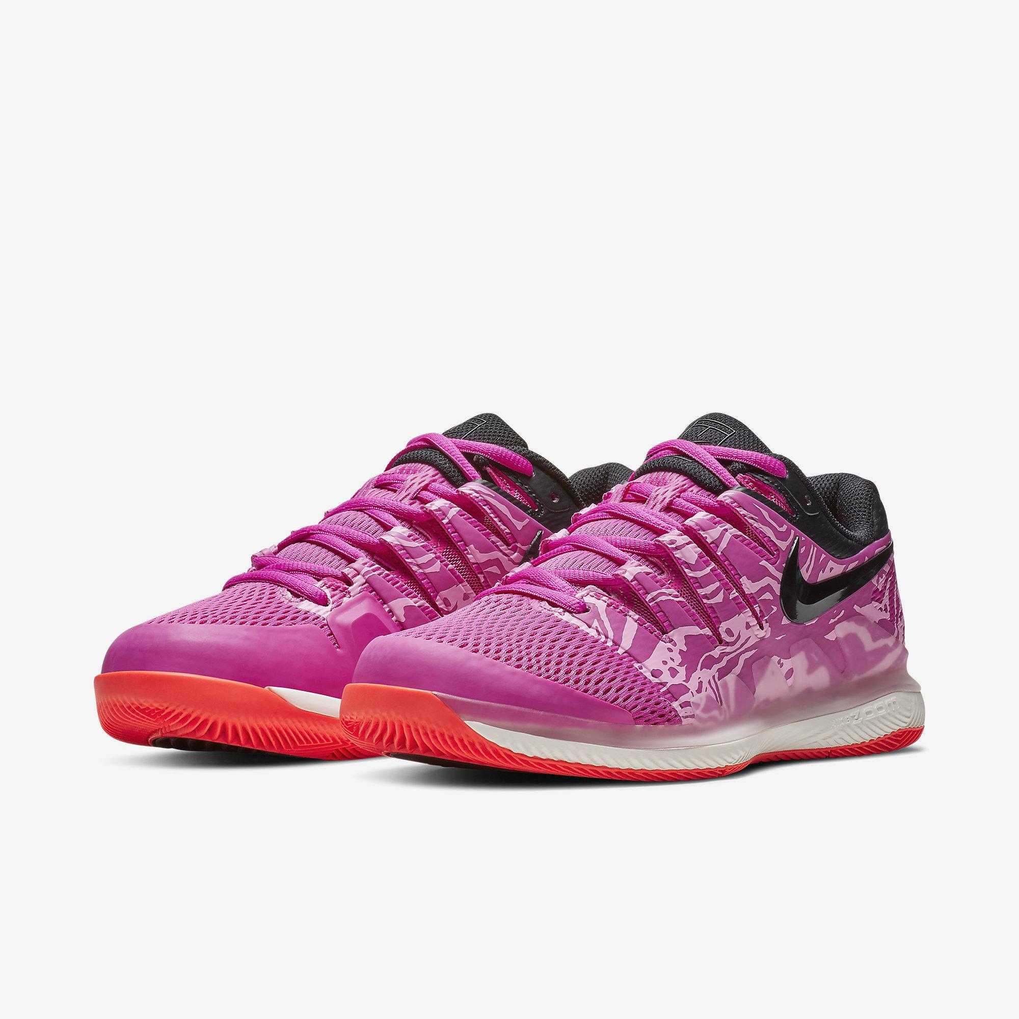 Nike Womens Air Zoom Vapor X Tennis Shoes - Laser Fuchsia/Psychic Pink ...