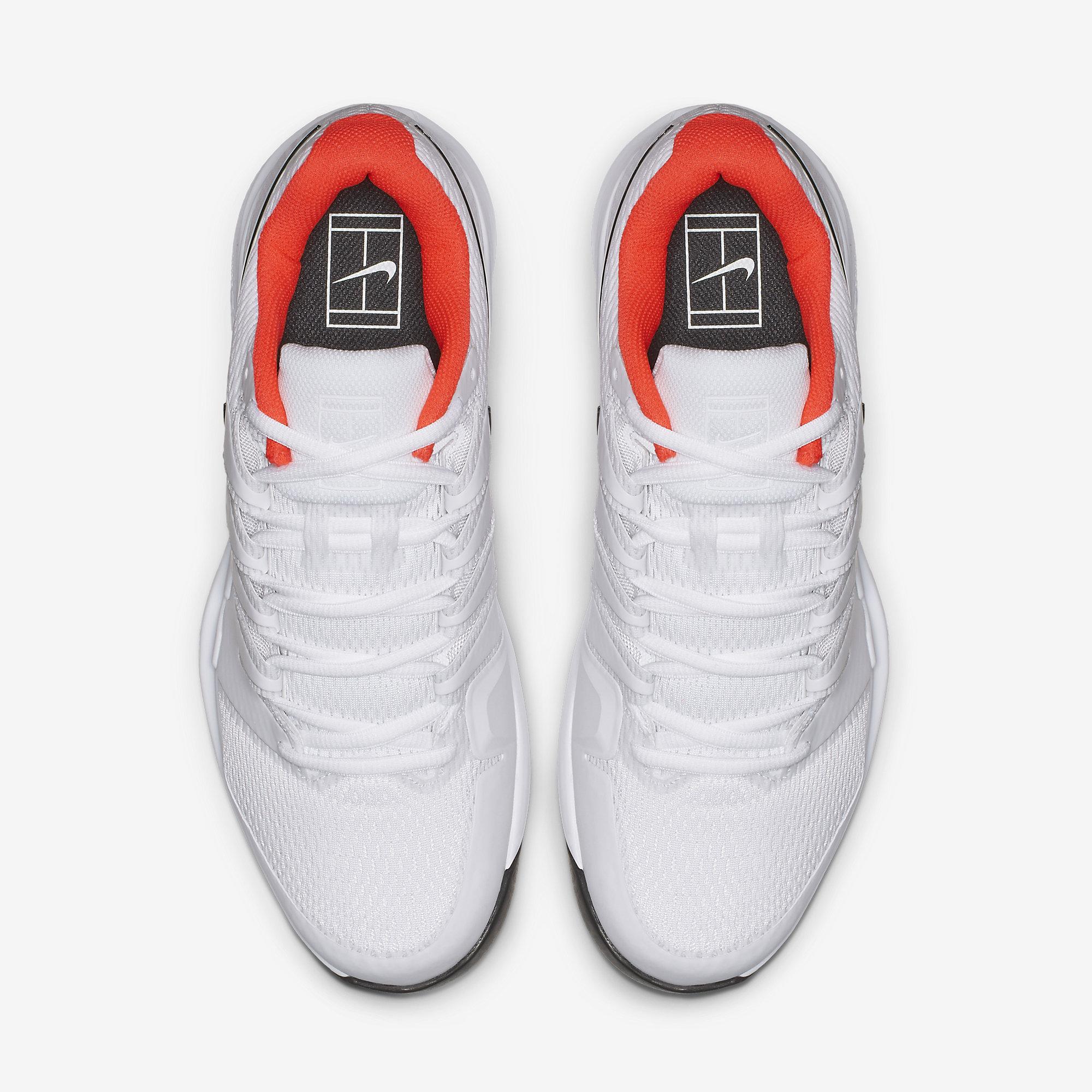 Nike Mens Air Zoom Vapor X Tennis Shoes - White/Bright Crimson/Black ...