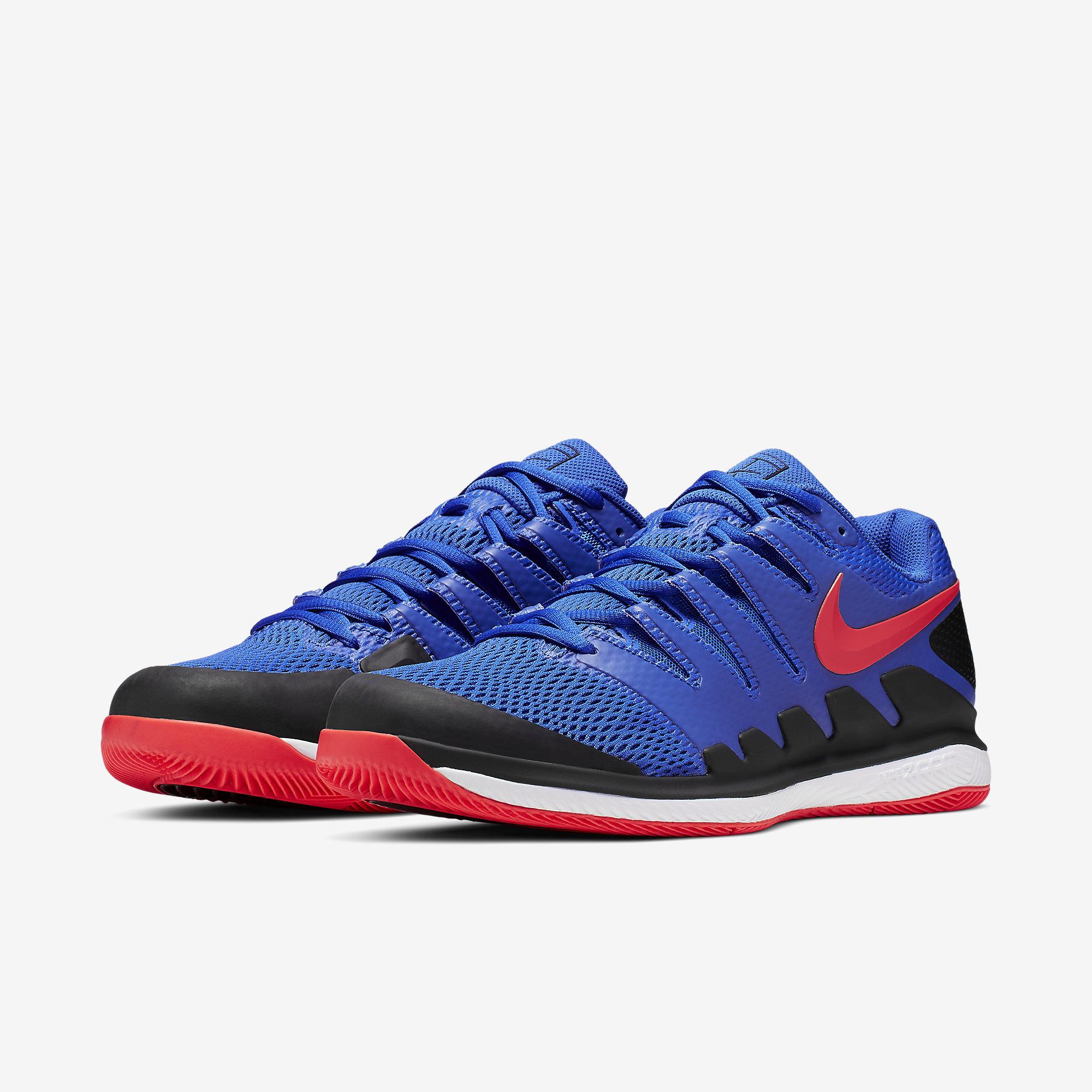 solid blue nike shoes