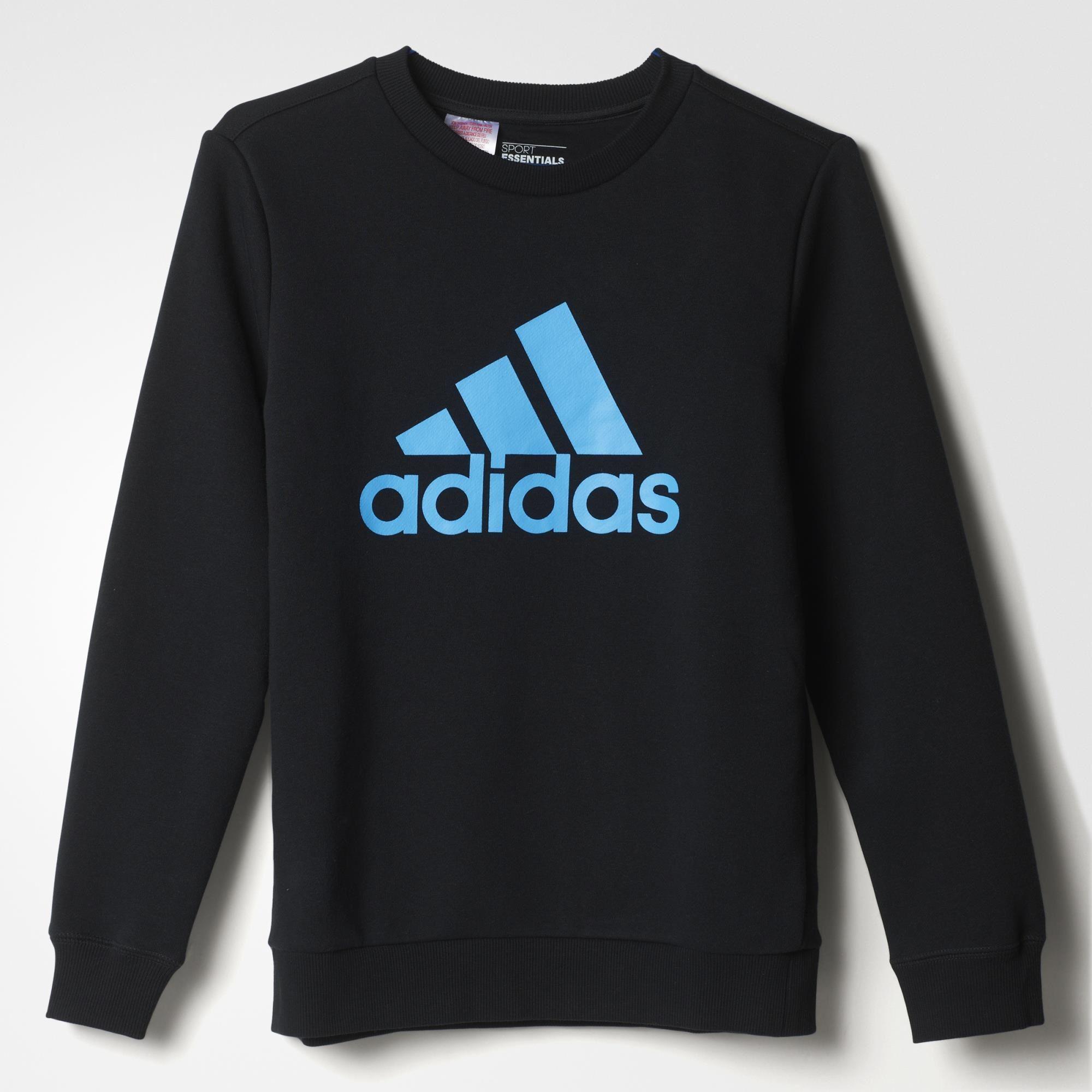 adidas core logo crew sweatshirt
