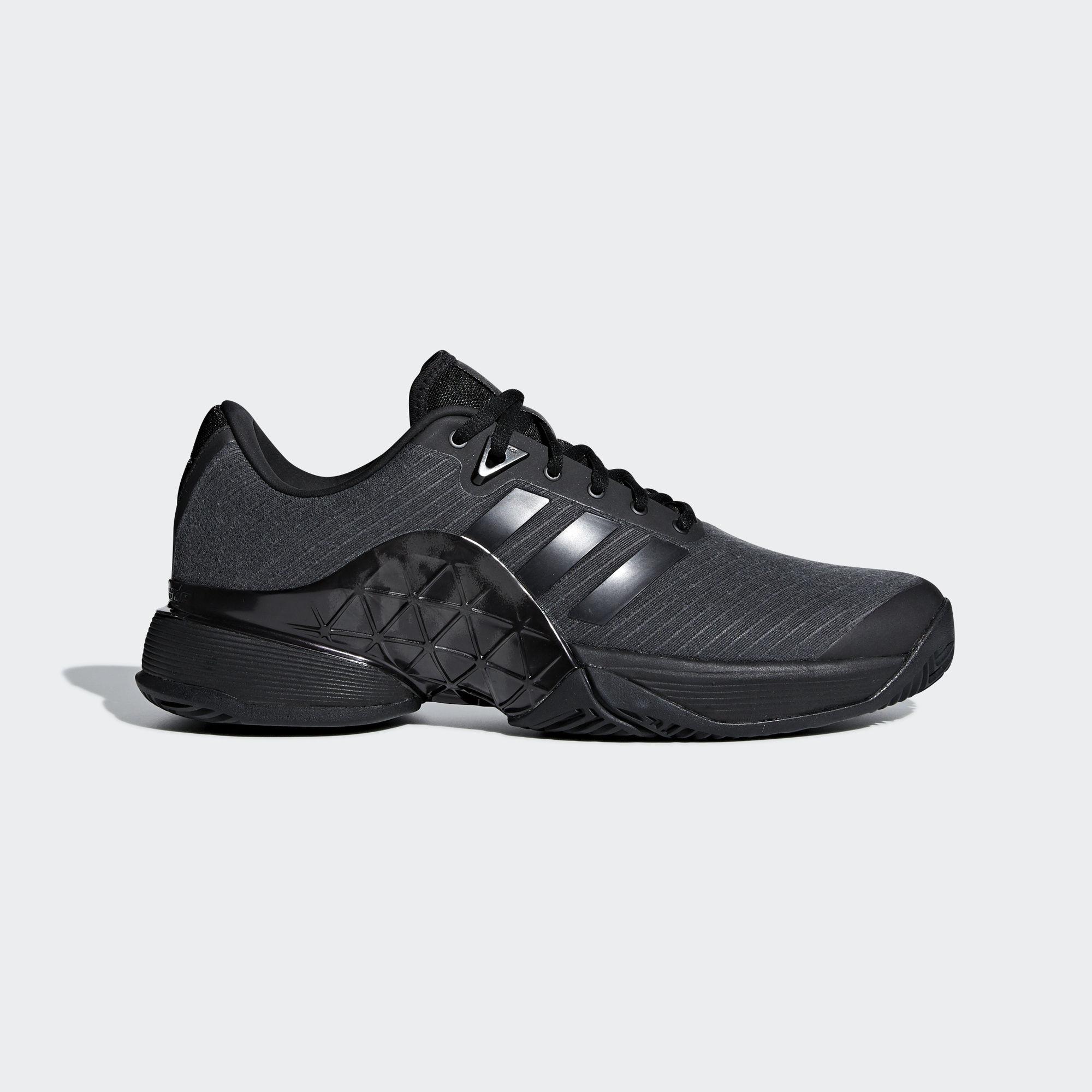 tolerancia Avanzar Dedos de los pies Adidas Mens Barricade 2018 LTD Edition Tennis Shoes - Black - Tennisnuts.com