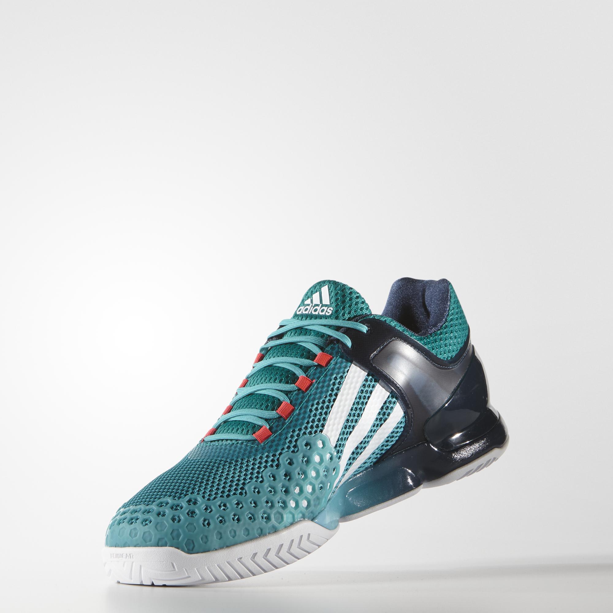 Adidas Mens Adizero Ubersonic Tennis Shoes Blue/Black