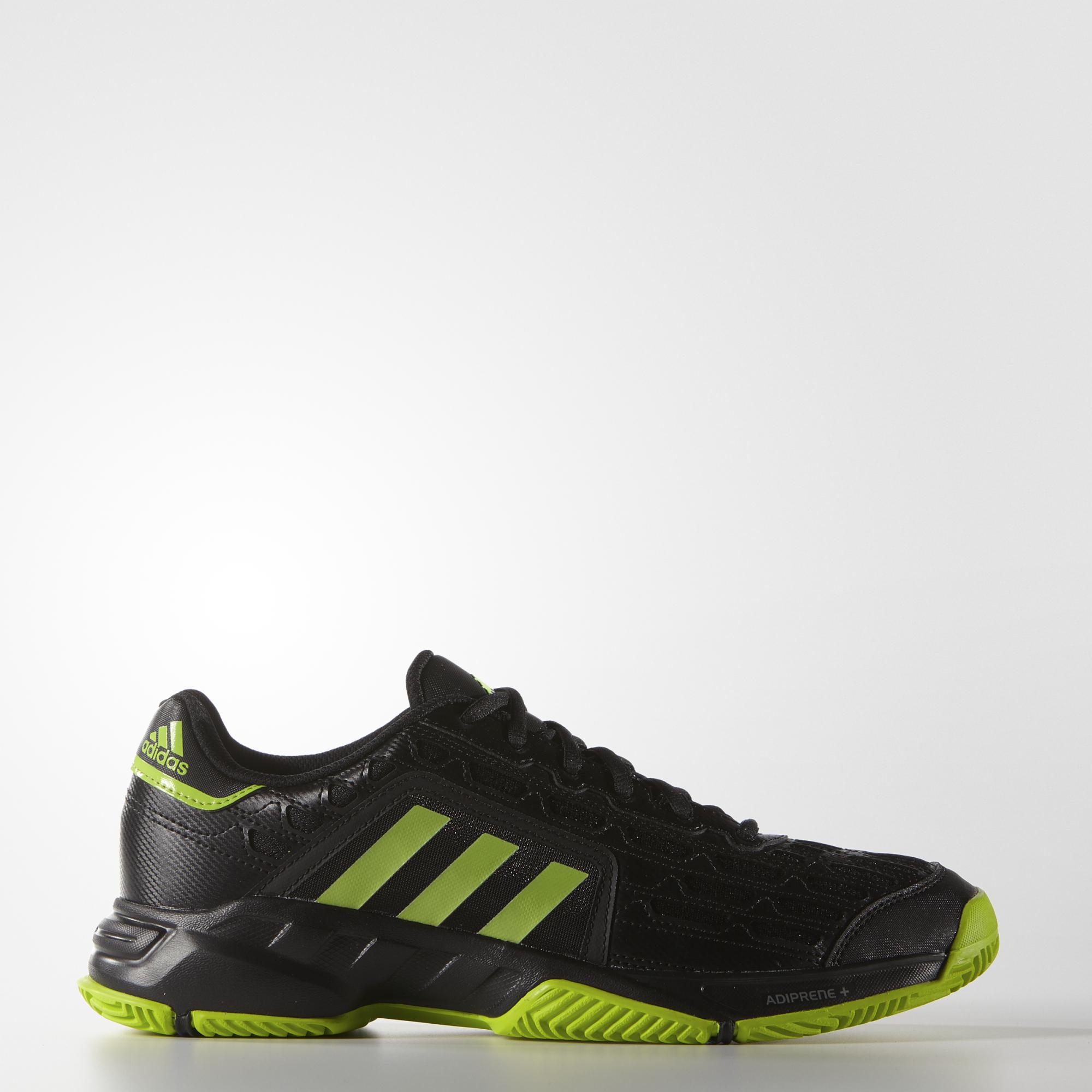 Adidas hombre Barricade tenis zapatos negro / verde Adidas hombre Barricade tenis zapatos negro / verde