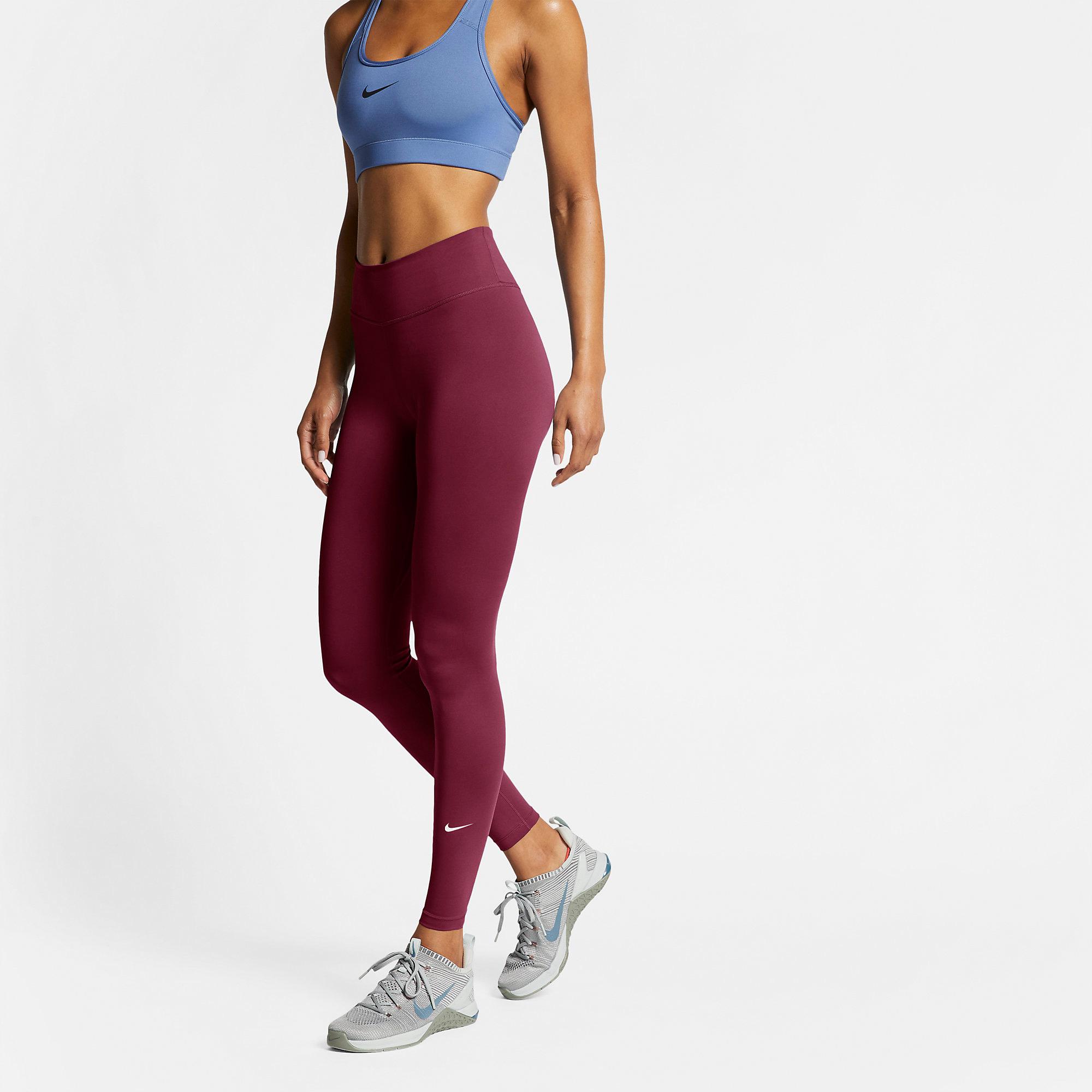 Nike Womens One Tights - Dark Beetroot 