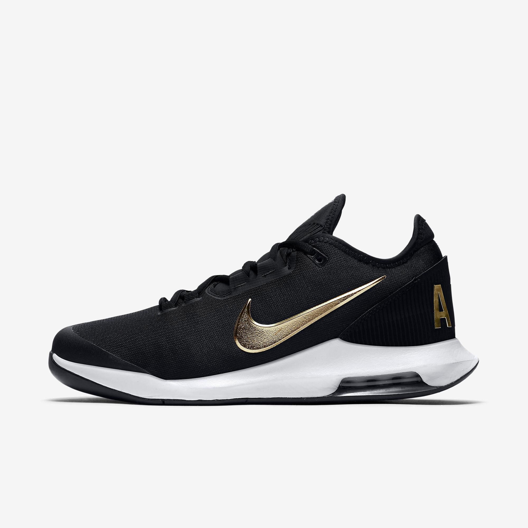 black and gold mens tennis shoes