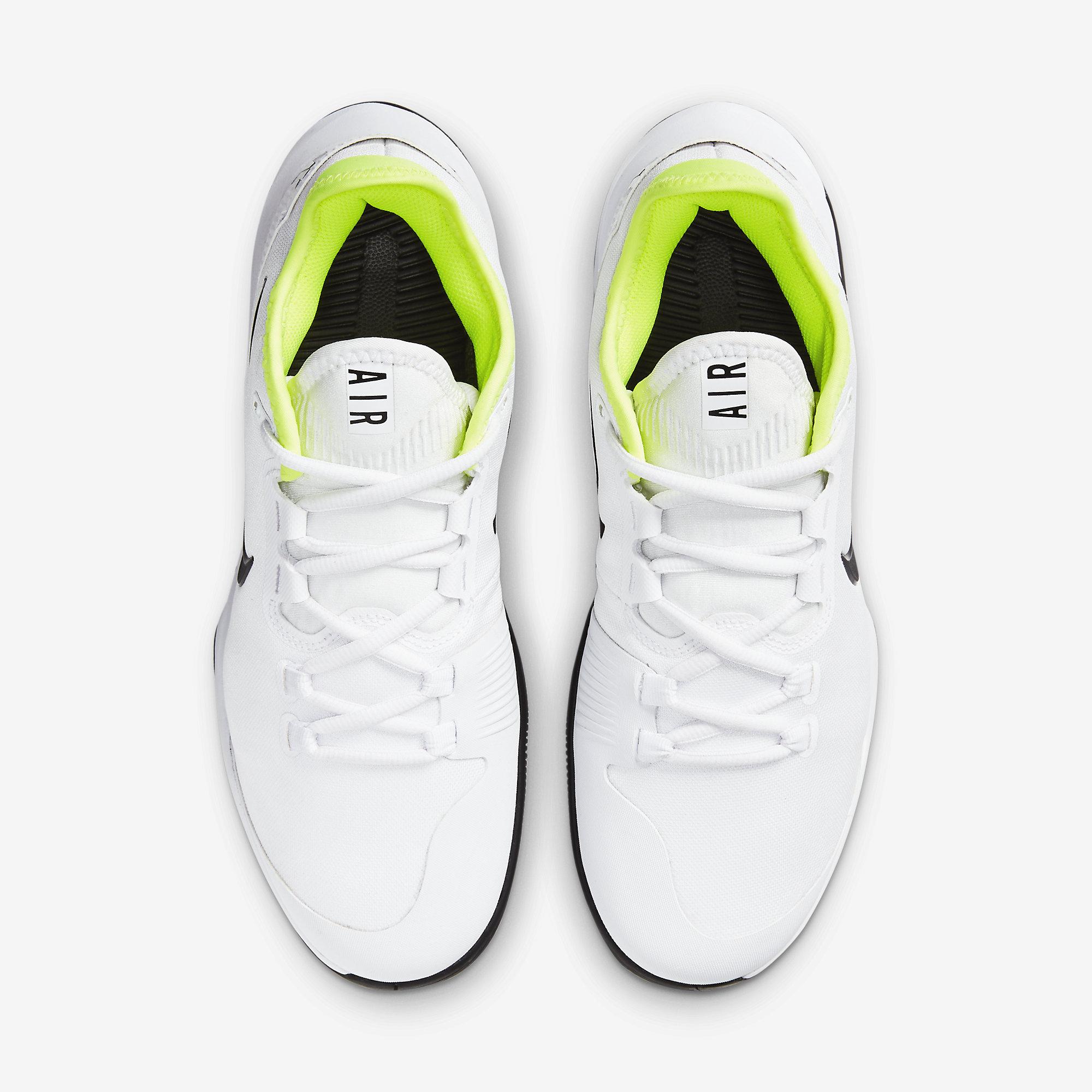 Nike Mens Air Max Wildcard Tennis Shoes - White/Volt/Black - Tennisnuts.com